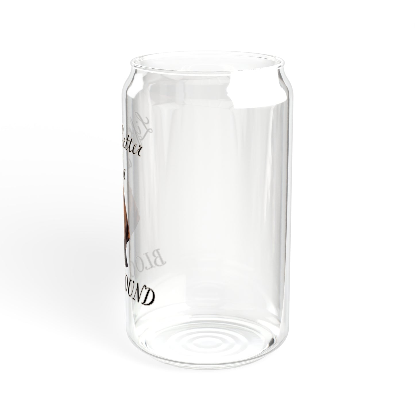 Bloodhound Sipper Glass, 16oz