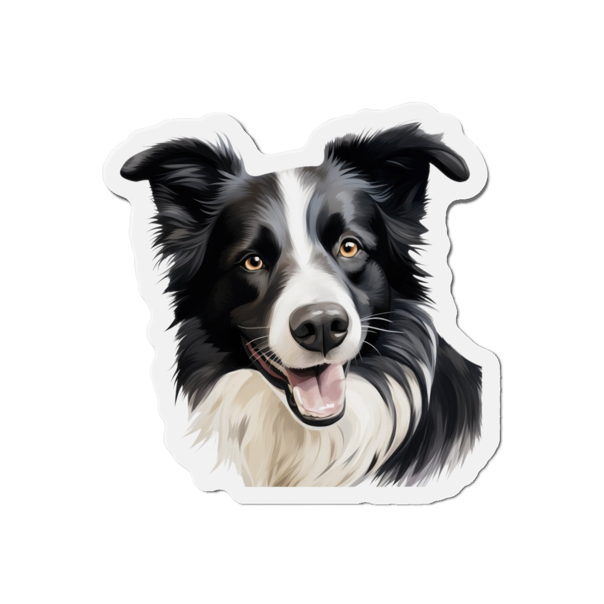 Border collie Magnet - Die Cut Dog Magnet