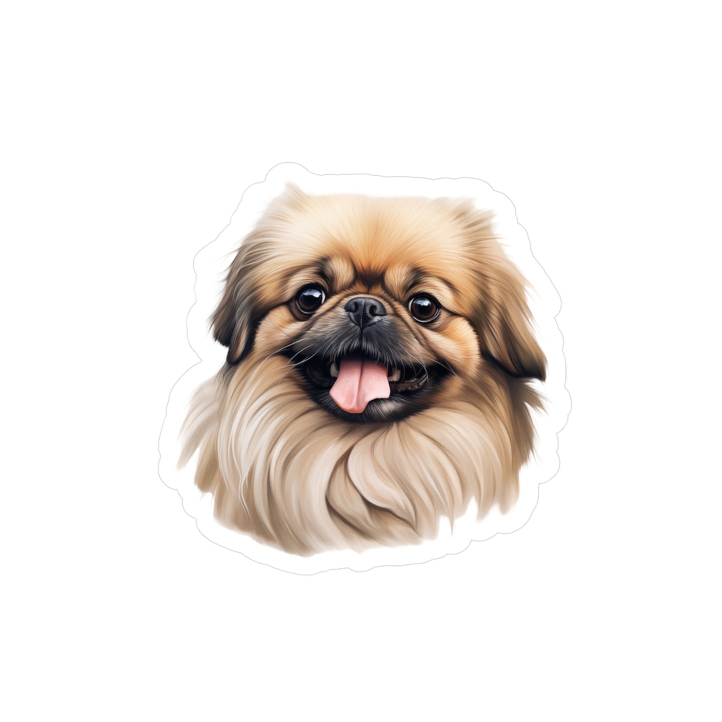 Pekingese Sticker - Vinyl Dog Decals