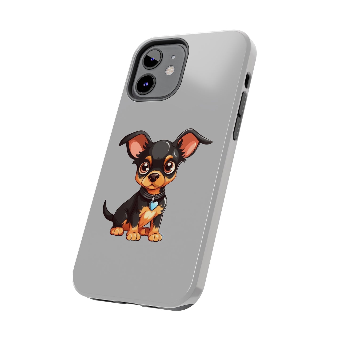 Light Grey Chihuahua Tough Phone Case