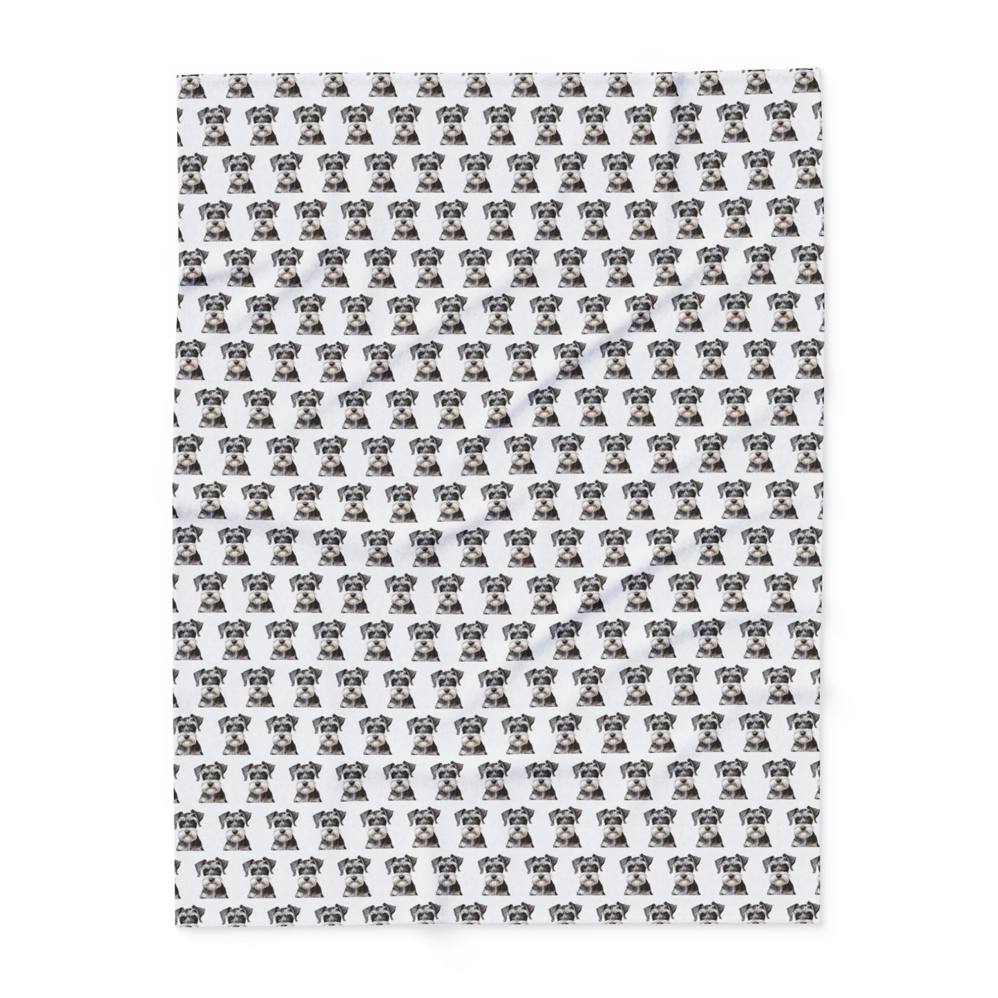 Schnauzer Blanket - Arctic Fleece Dog Throw - Gift for Dog Mom - Pet Decor