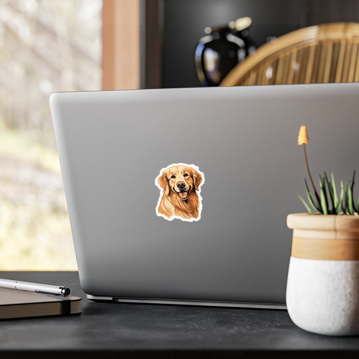 Golden Retriever Sticker - Kiss-Cut Vinyl Decals