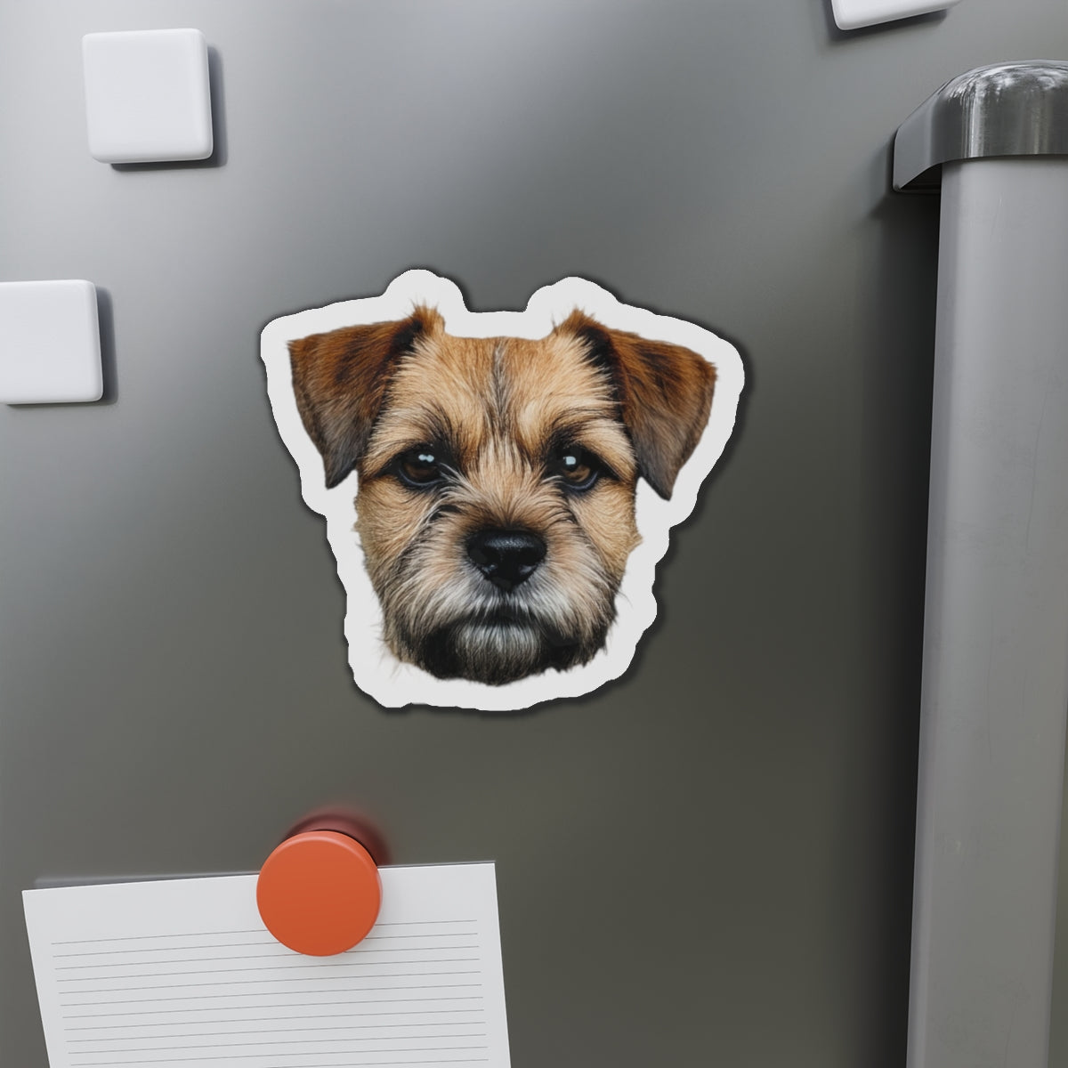 Border Terrier Die-Cut Magnet - Cute Dog Breed Refrigerator Magnet, Pet Lover Gift, Animal Decor, Fridge Decoration, Puppy Art Magnet