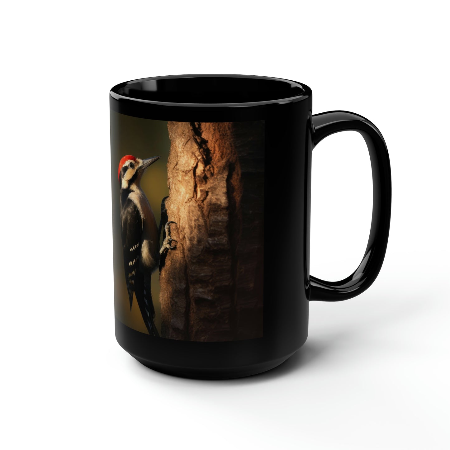 Woodpecker Mug - 15oz Ceramic Mug
