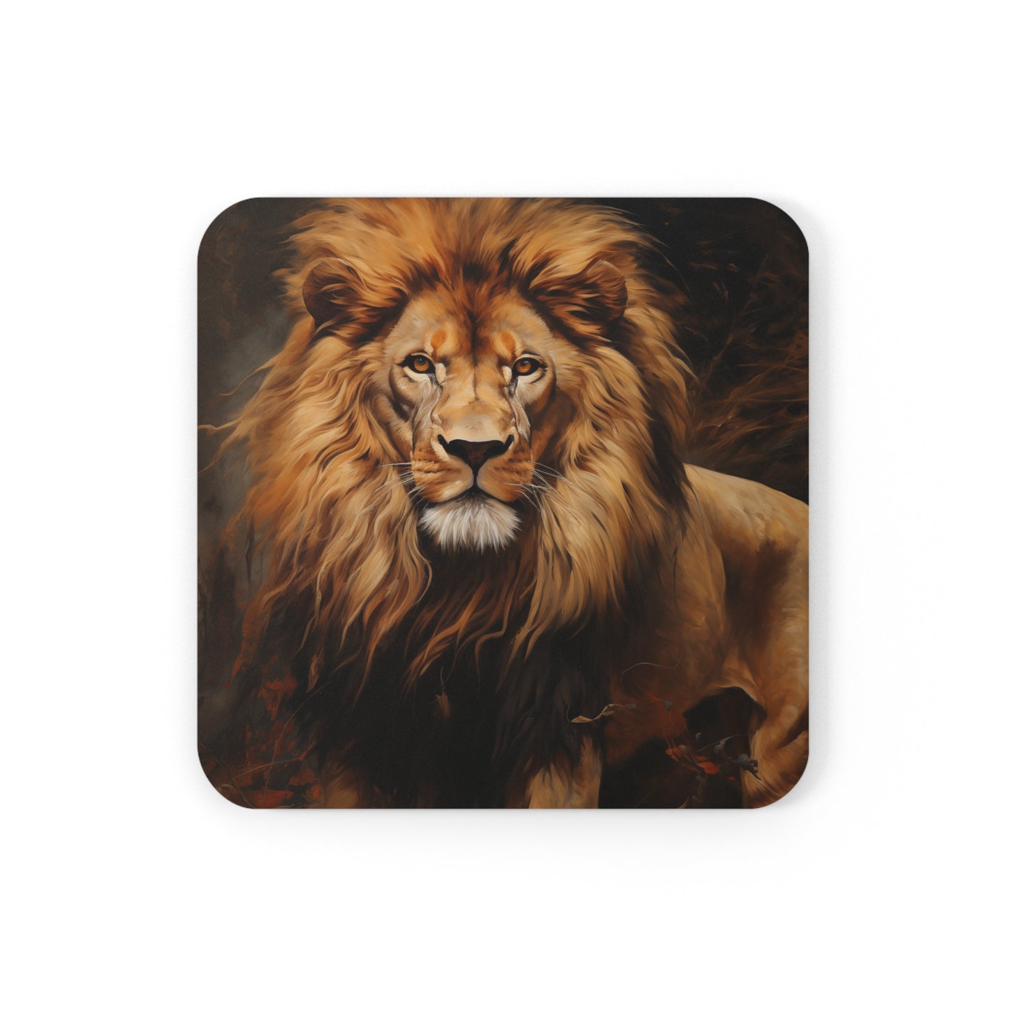 Lion Coaster Set - Corkwood