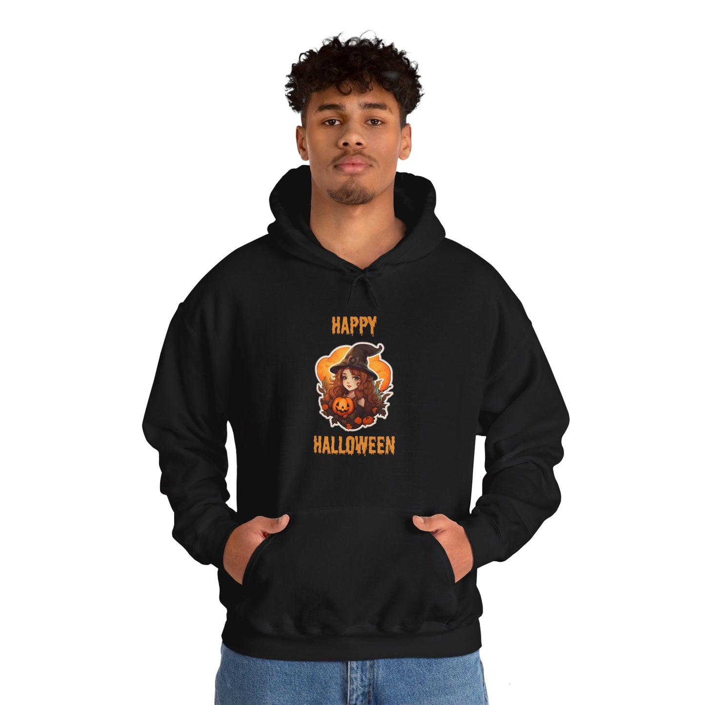 Witch Happy Halloween Unisex Heavy Blend Hooded Sweatshirt