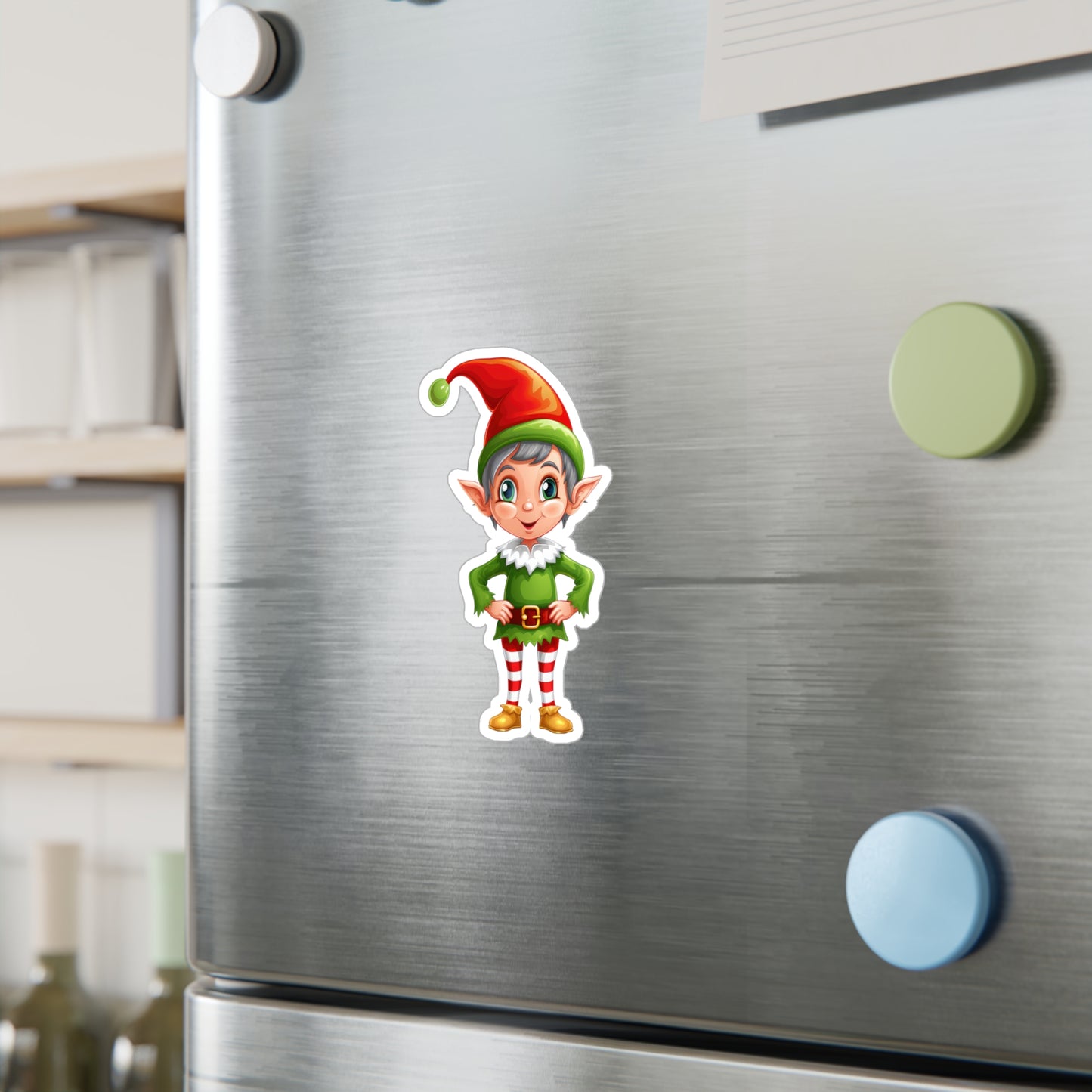Christmas Elf Sticker - Kiss-Cut Vinyl Decals
