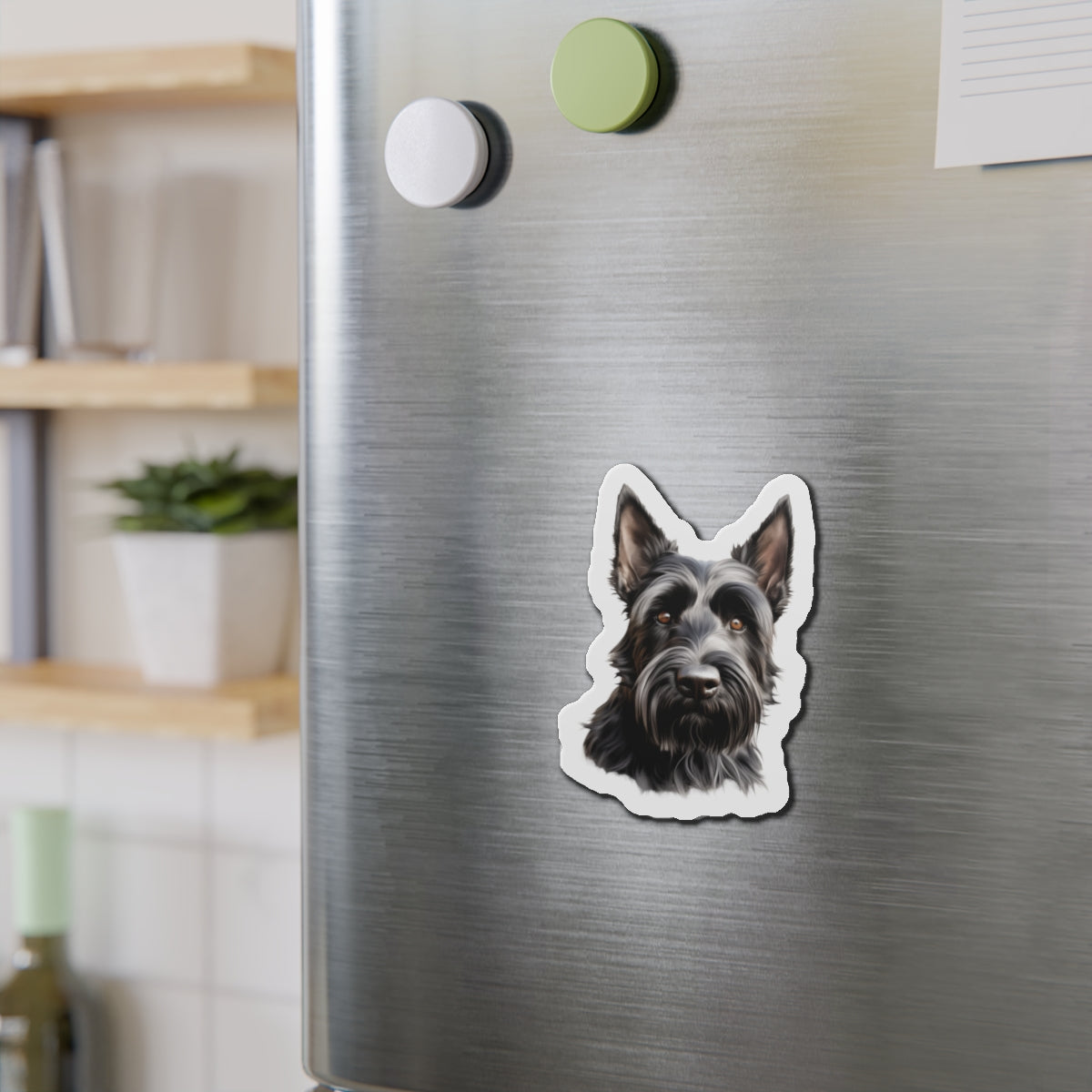 Scottish Terrier Magnet | Die Cut Dog Magnet | Pet Kitchen Decor