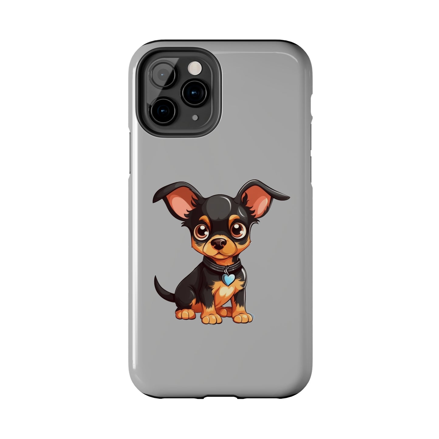 Light Grey Chihuahua Tough Phone Case