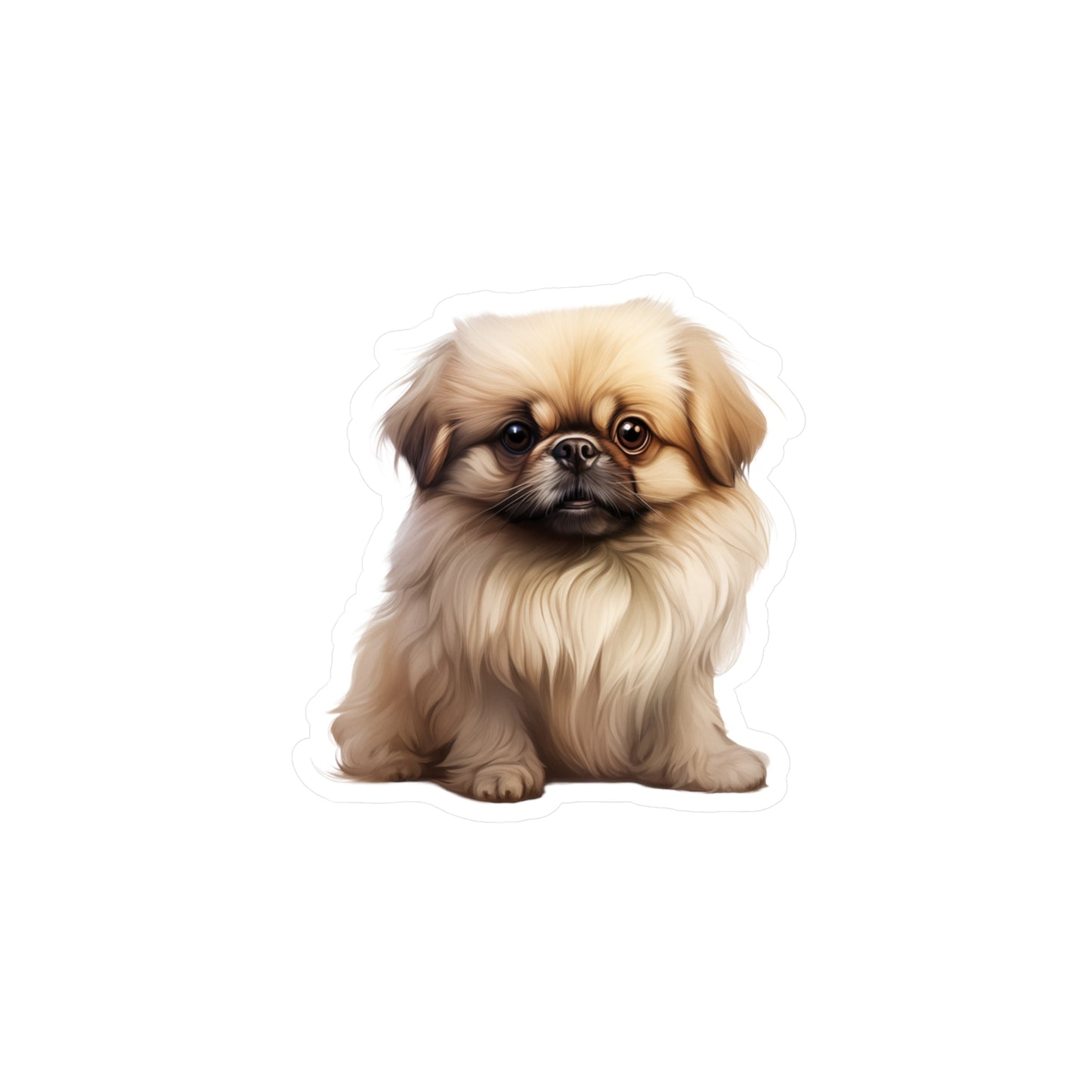 Pekingese Sticker - Vinyl Dog Decals