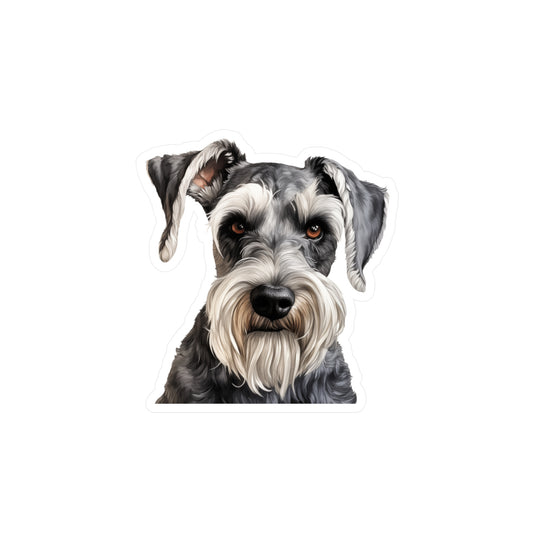 Schnauzer Sticker - Kiss-Cut Dog Vinyl Decals