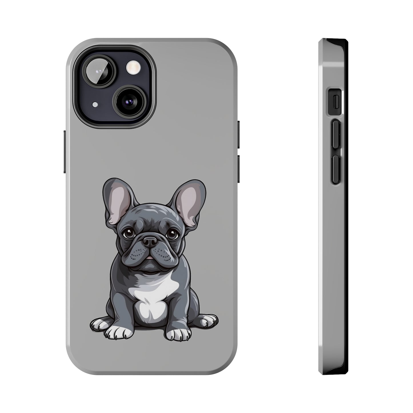 Light Grey French Bulldog Tough Phone Case