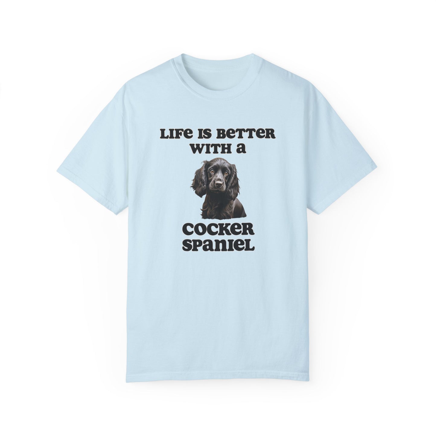 Black Cocker Spaniel Tshirt - Dog Mom Shirt, Dog Dad Shirt, gift for Dog Mom
