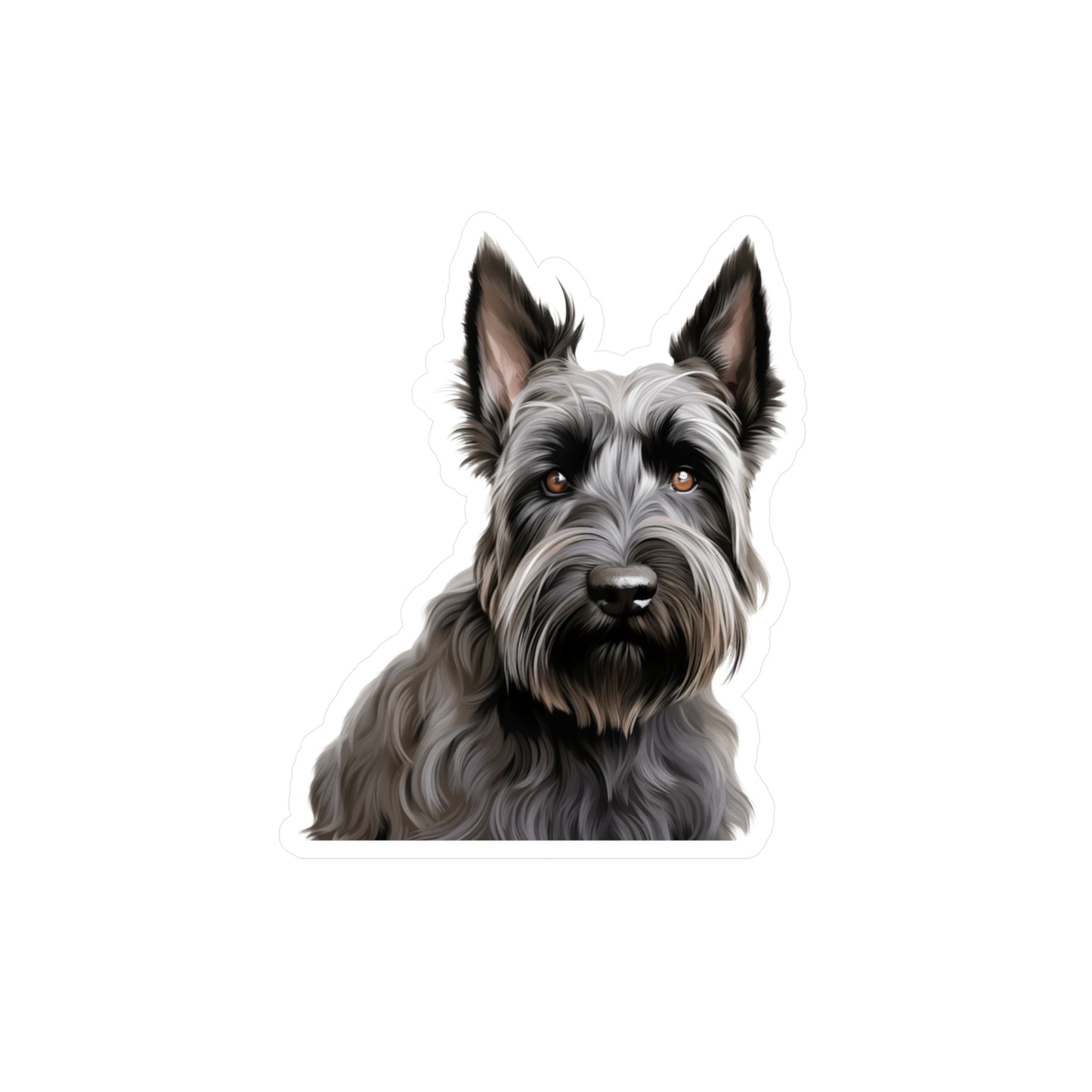 Scottish Terrier Sticker - Kiss-Cut Vinyl Dog Decals