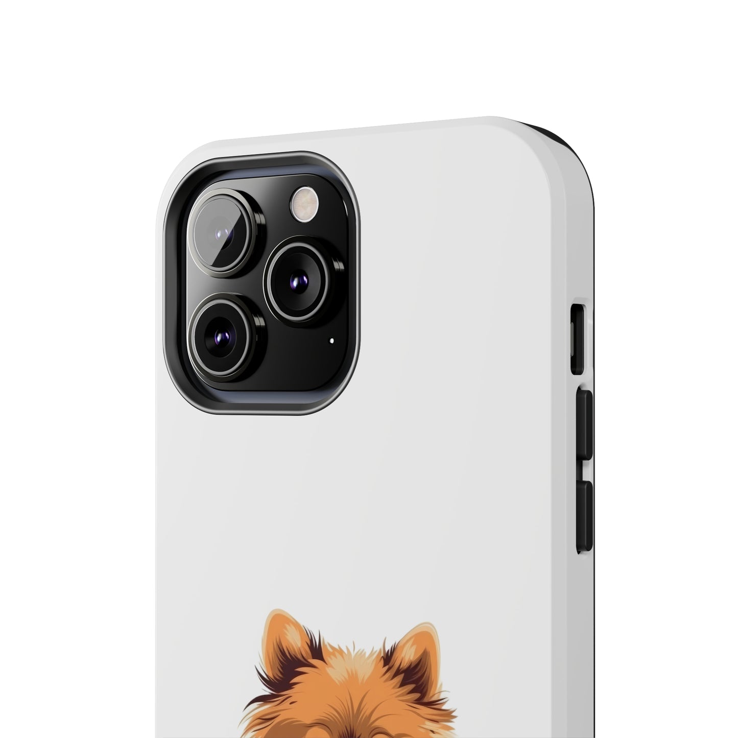 White Pomeranian Tough Phone Case