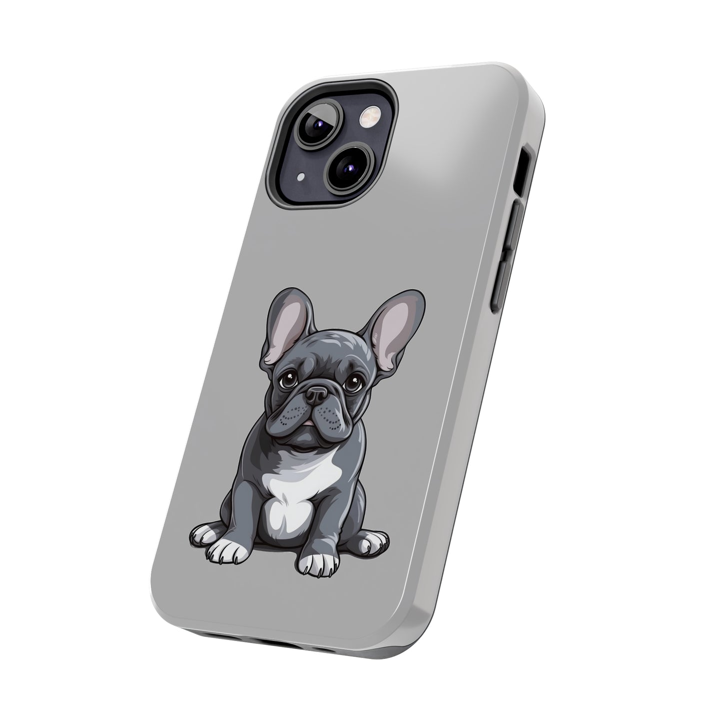 Light Grey French Bulldog Tough Phone Case