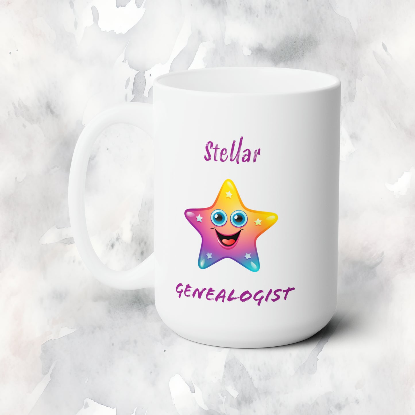 Stellar Genealogist Mug 15oz