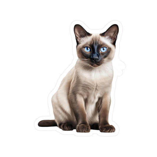 Siamese Cat Sticker | Pet Vinyl Decal | Animal Car Decal | Laptop Sticker | Window Decal