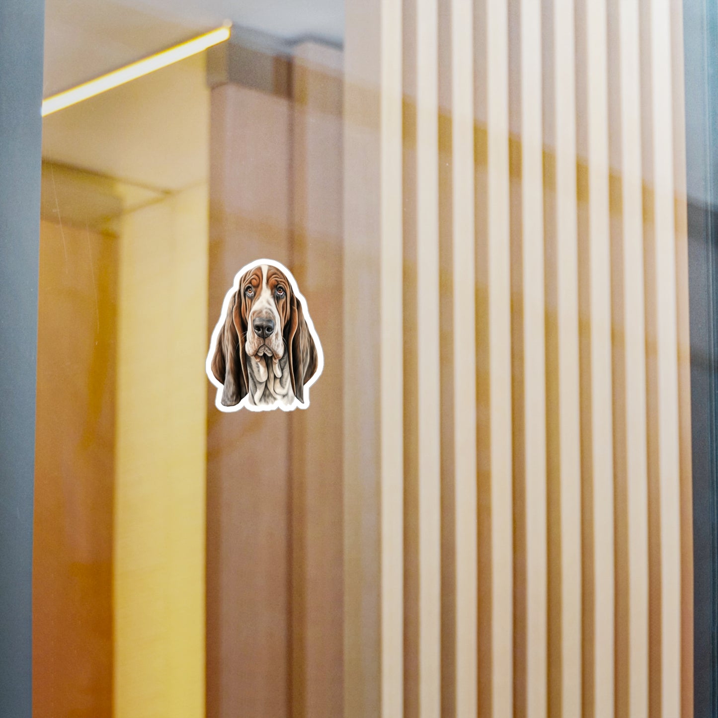 Basset Hound Sticker - Kiss-Cut Vinyl Dog Decals