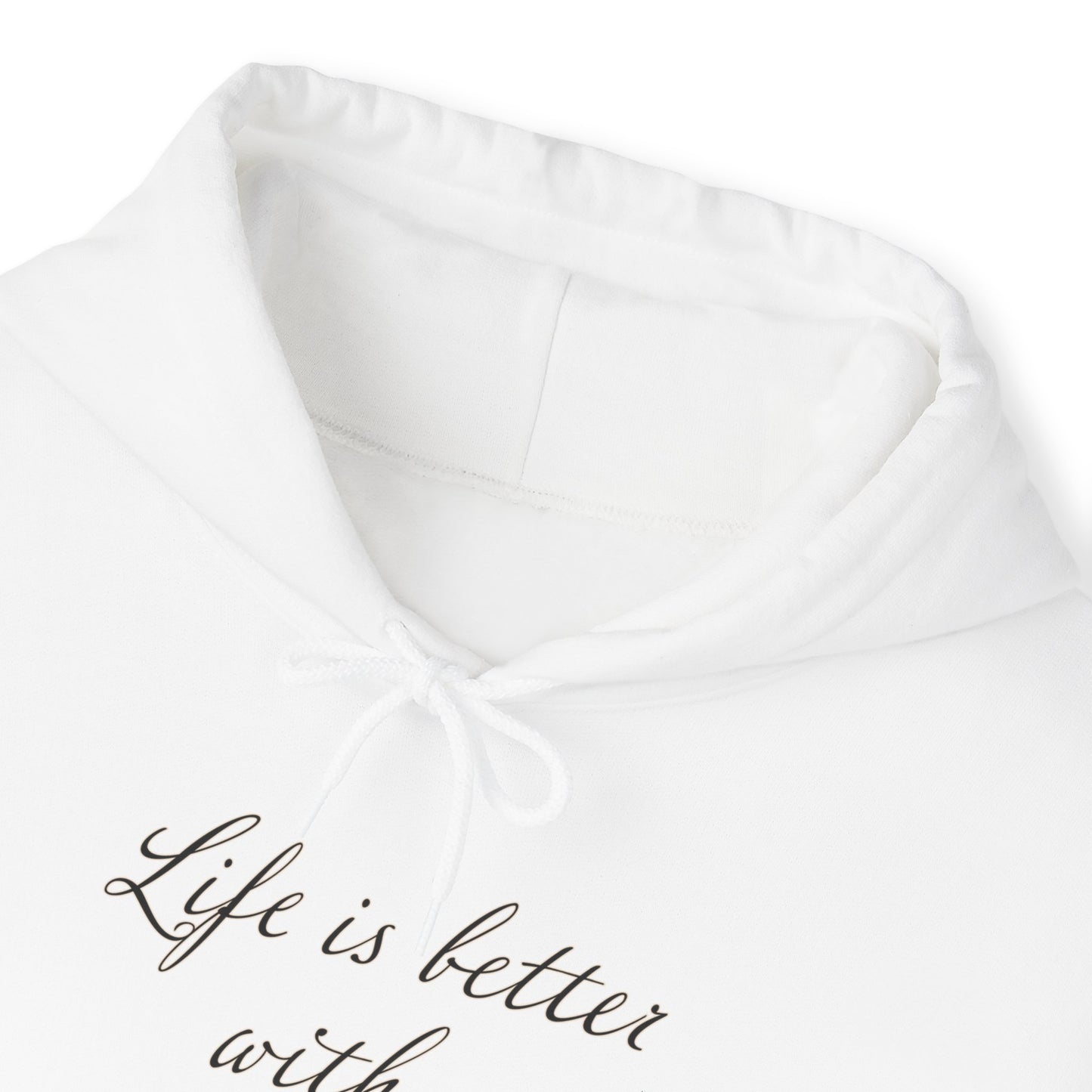 Life is Better with a Border Collie Hoodie - Unisex Dog Mom or Dog Dad Sweatshirt