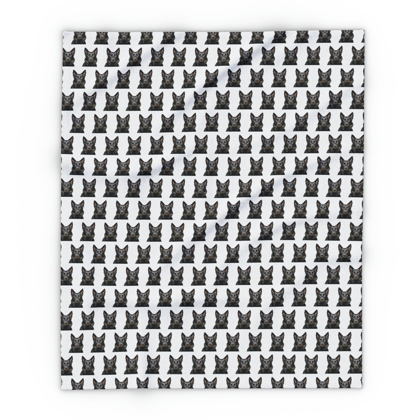 Black German Shepherd Arctic Fleece Blanket