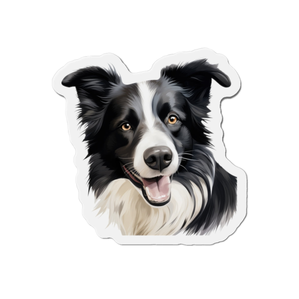 Border collie Magnet - Die Cut Dog Magnet