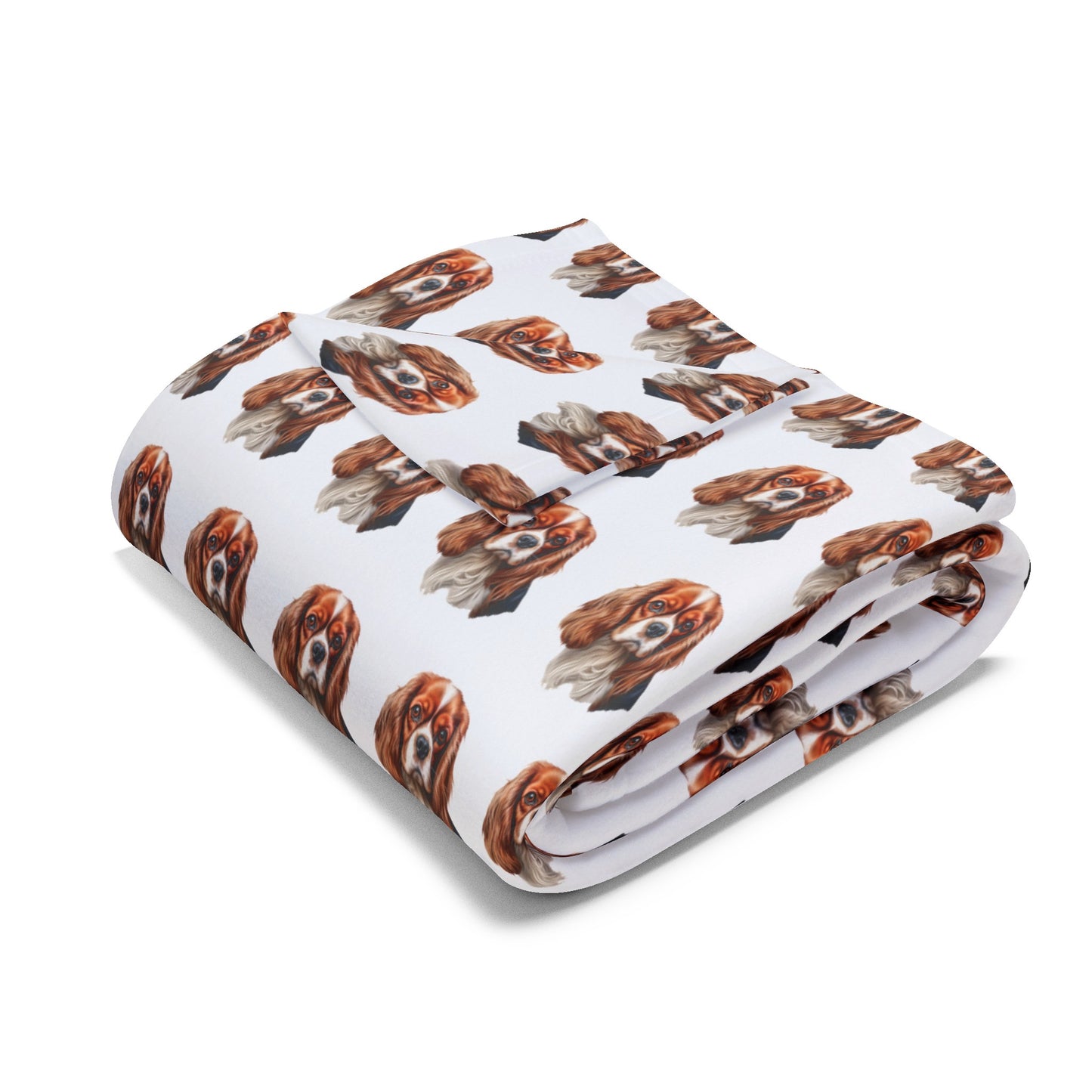 Cavalier King Charles Spaniel Blanket - Arctic Fleece Dog Throw - Gift for Dog Mom - Pet Decor