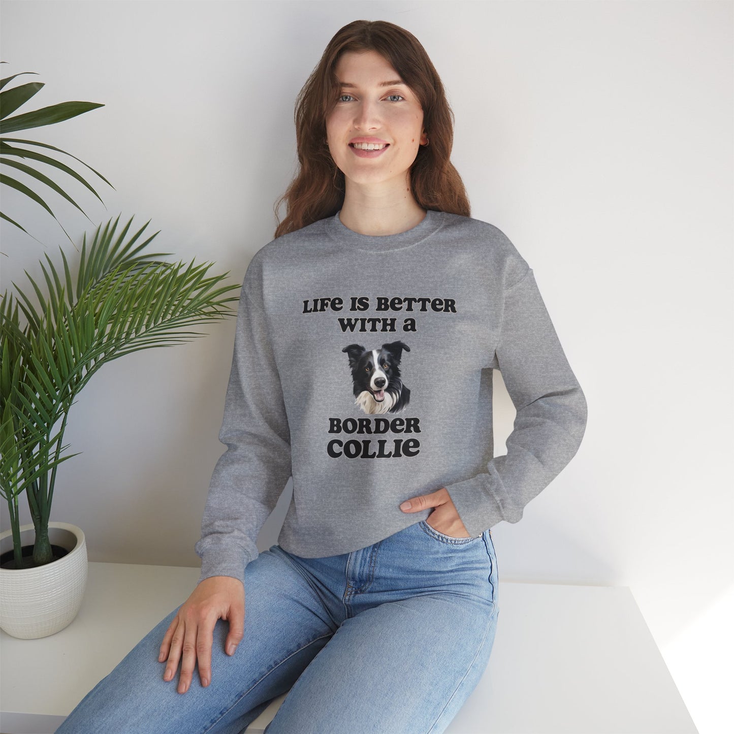 Life is Better with a Border Collie sweatshirt, Dog Mom Shirt, Dog Dog Dad Shirt