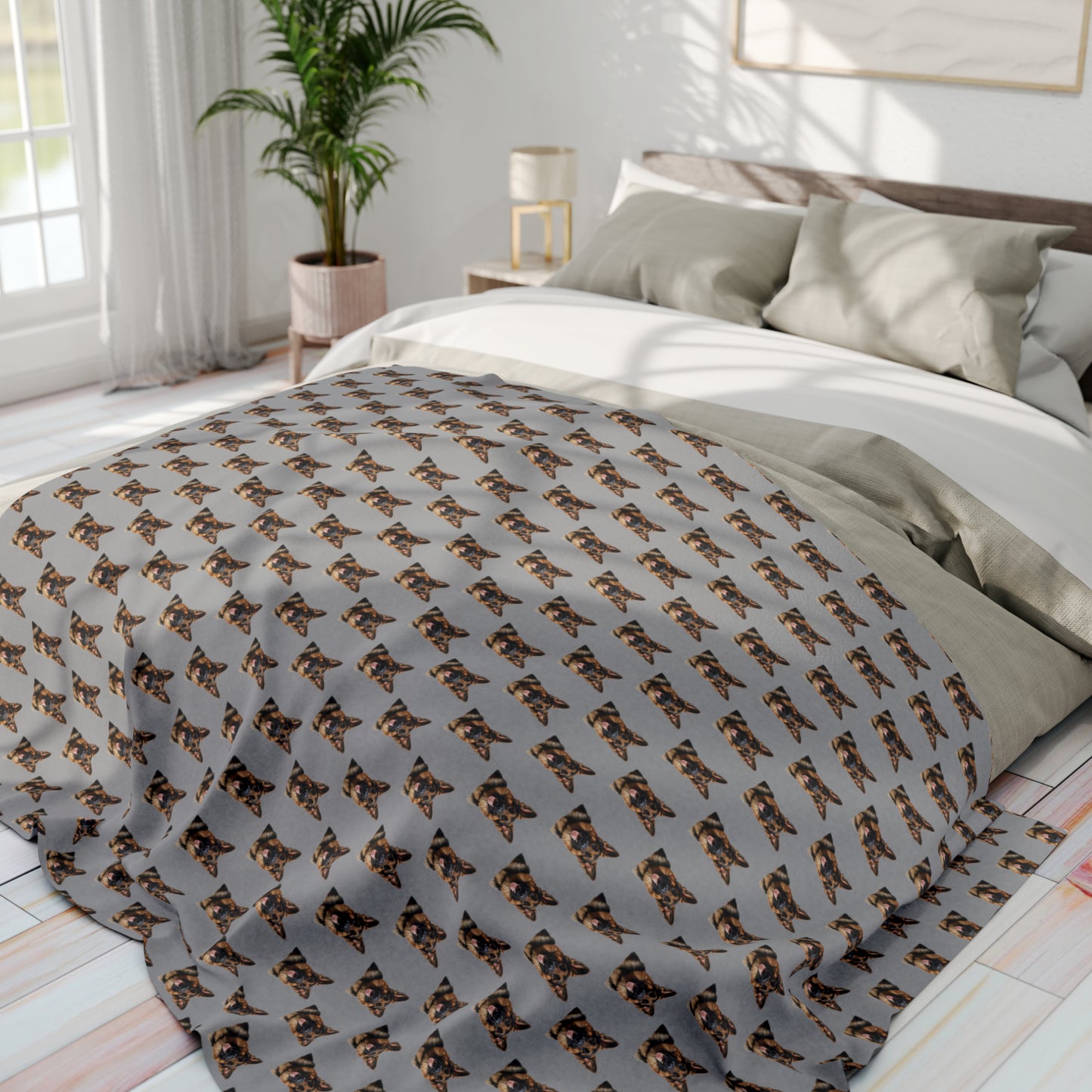 German Shepherd Arctic Fleece Blanket