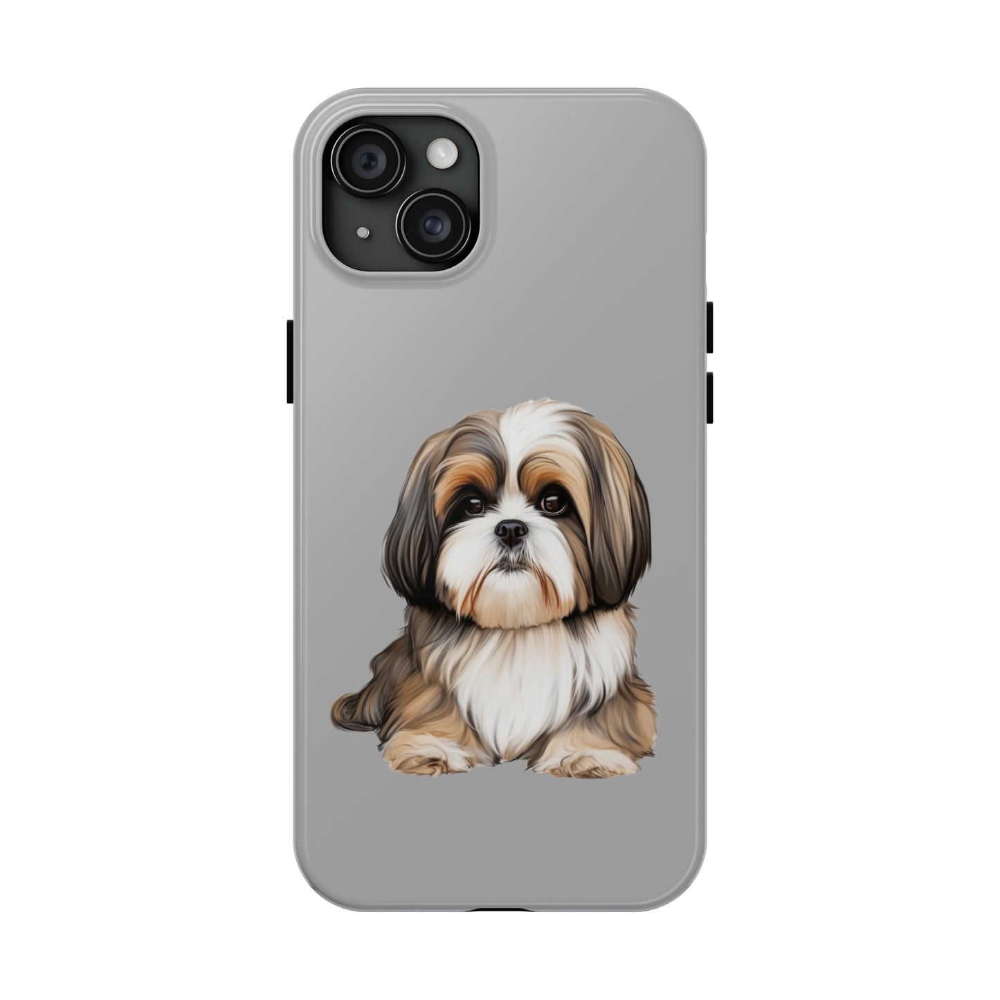 Light Grey Shih Tzu Tough Phone Case