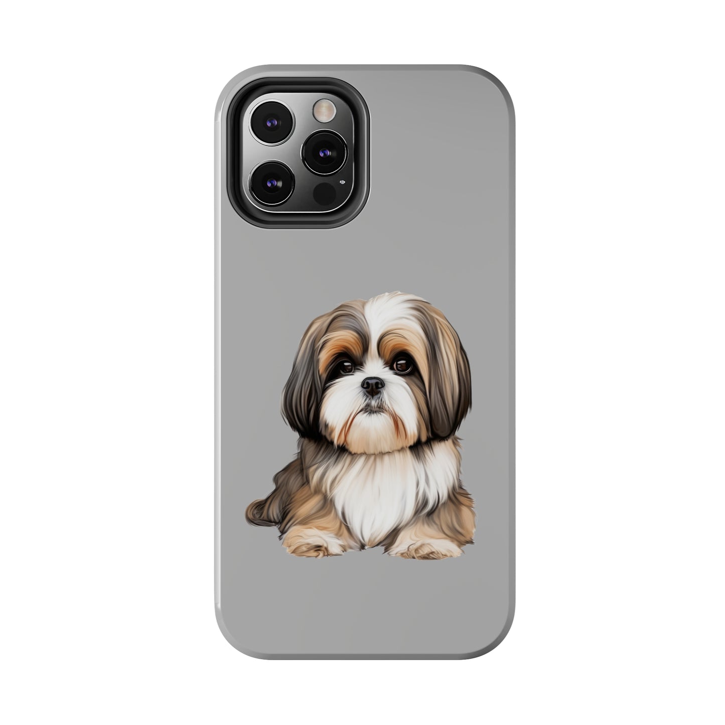Light Grey Shih Tzu Tough Phone Case