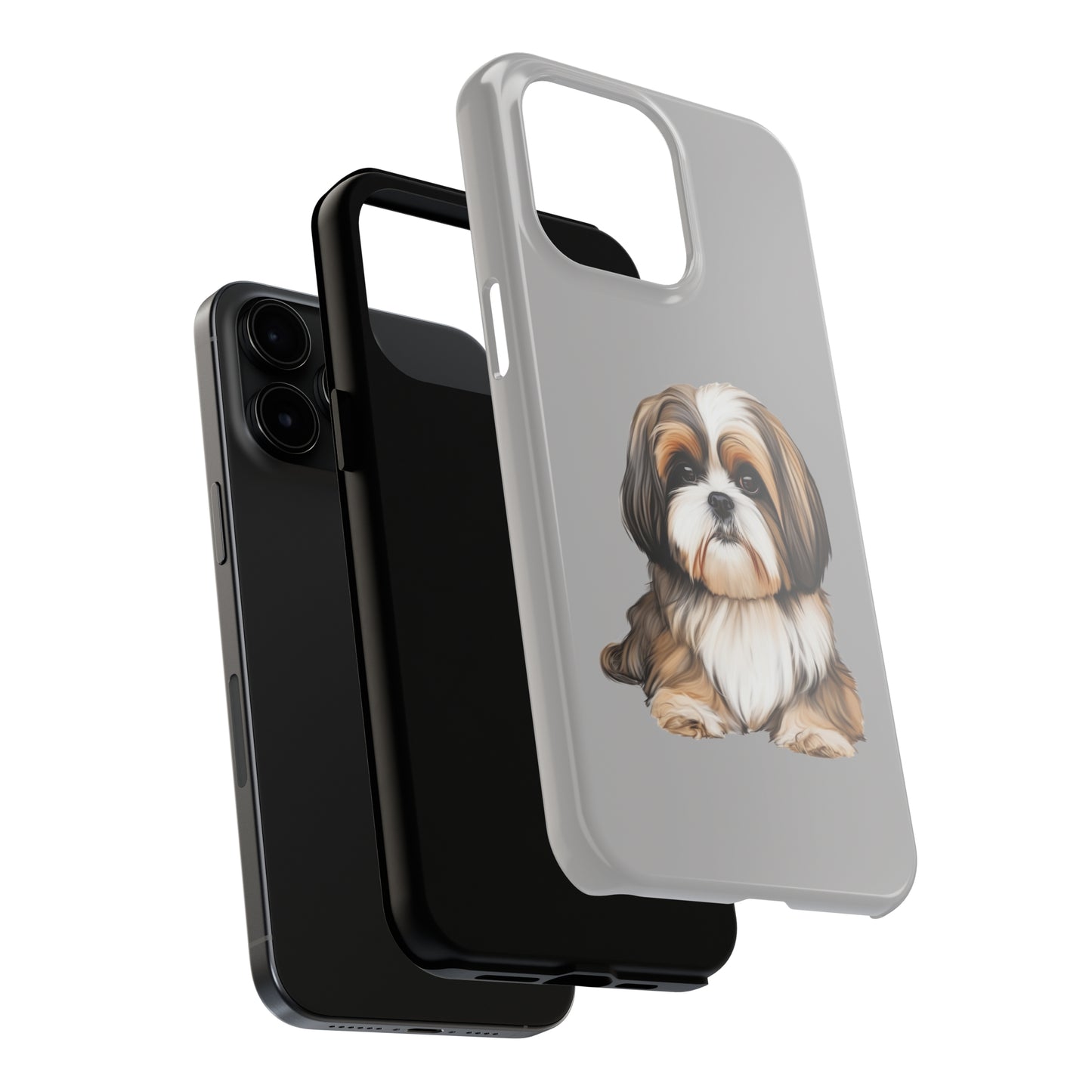 Light Grey Shih Tzu Tough Phone Case