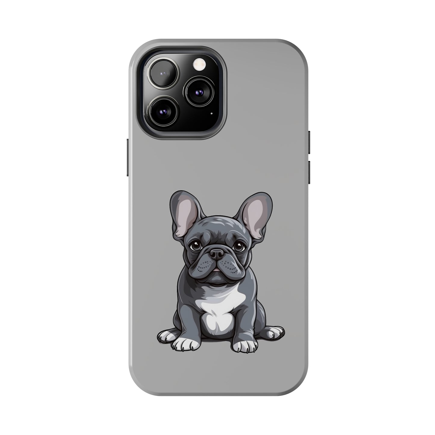 Light Grey French Bulldog Tough Phone Case