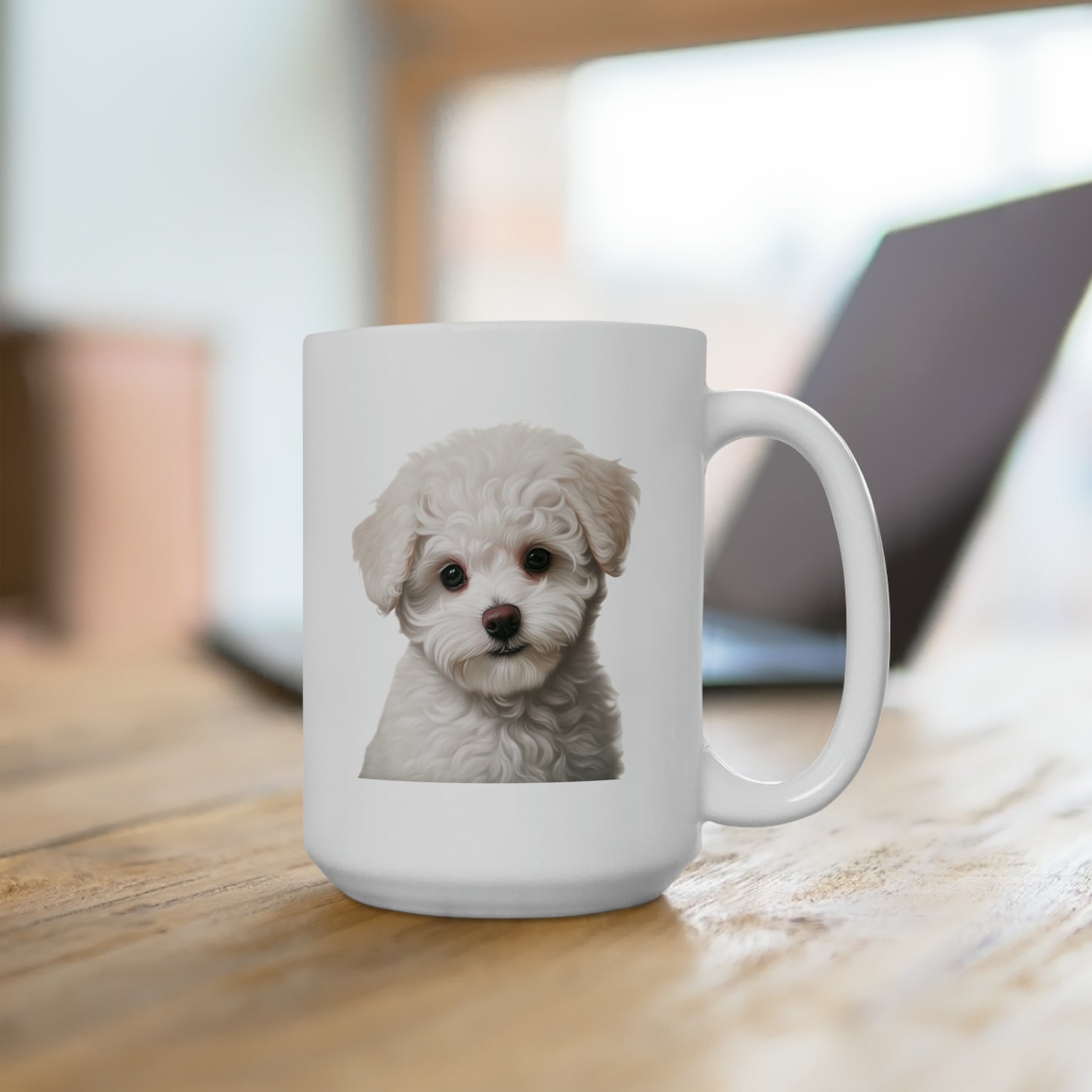 Bichon Frise Mug - Dog Mom Gift, Dog Dad Gift - 15 oz