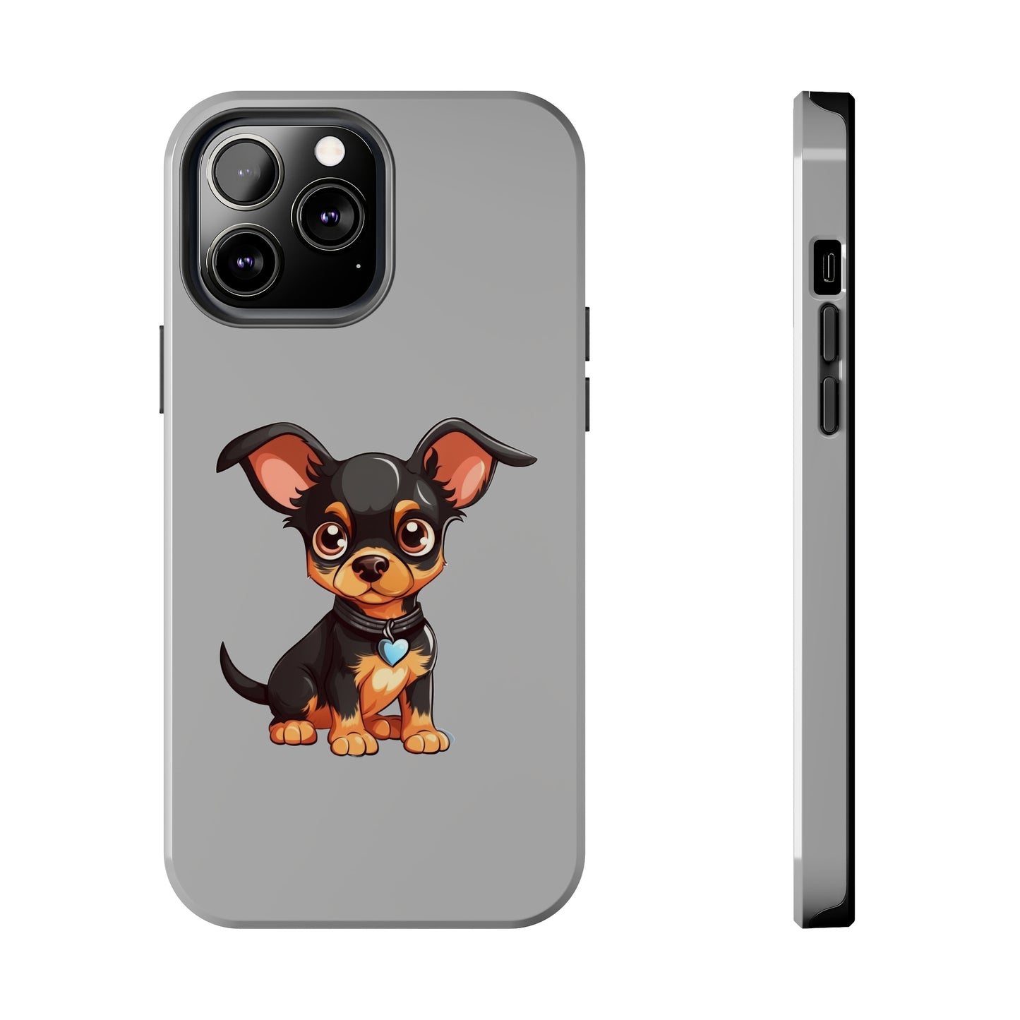 Light Grey Chihuahua Tough Phone Case