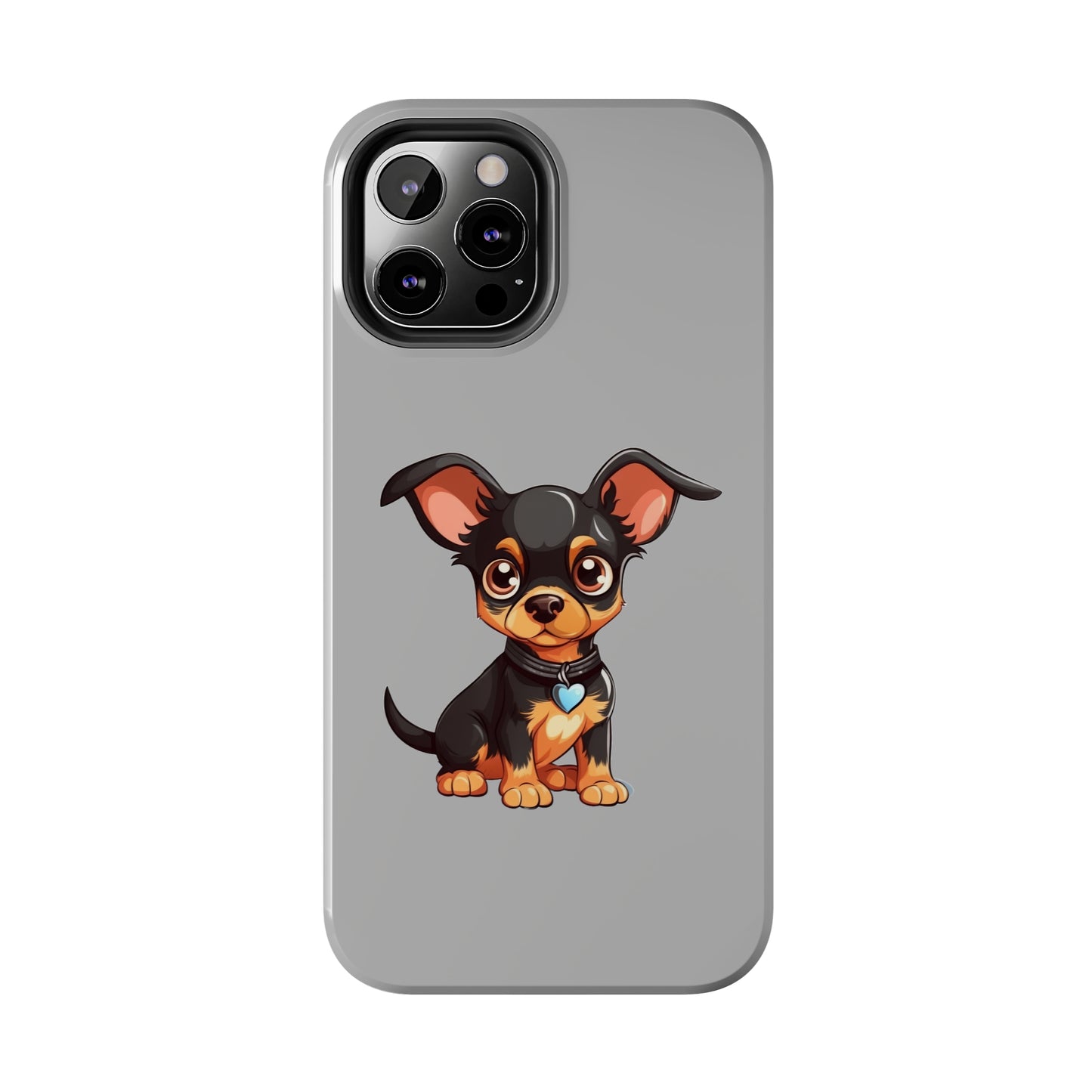 Light Grey Chihuahua Tough Phone Case