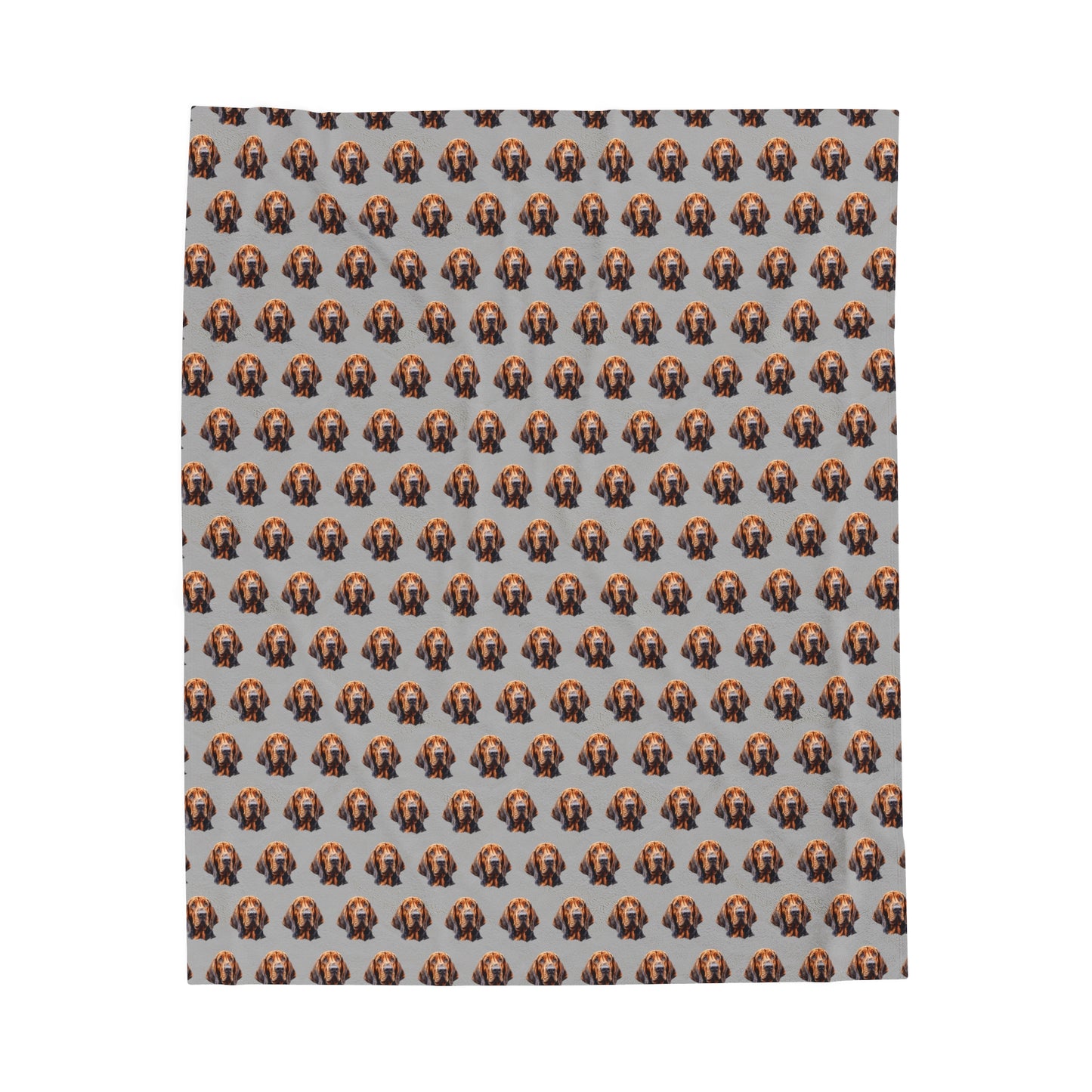 Bloodhound Velveteen Plush Blanket