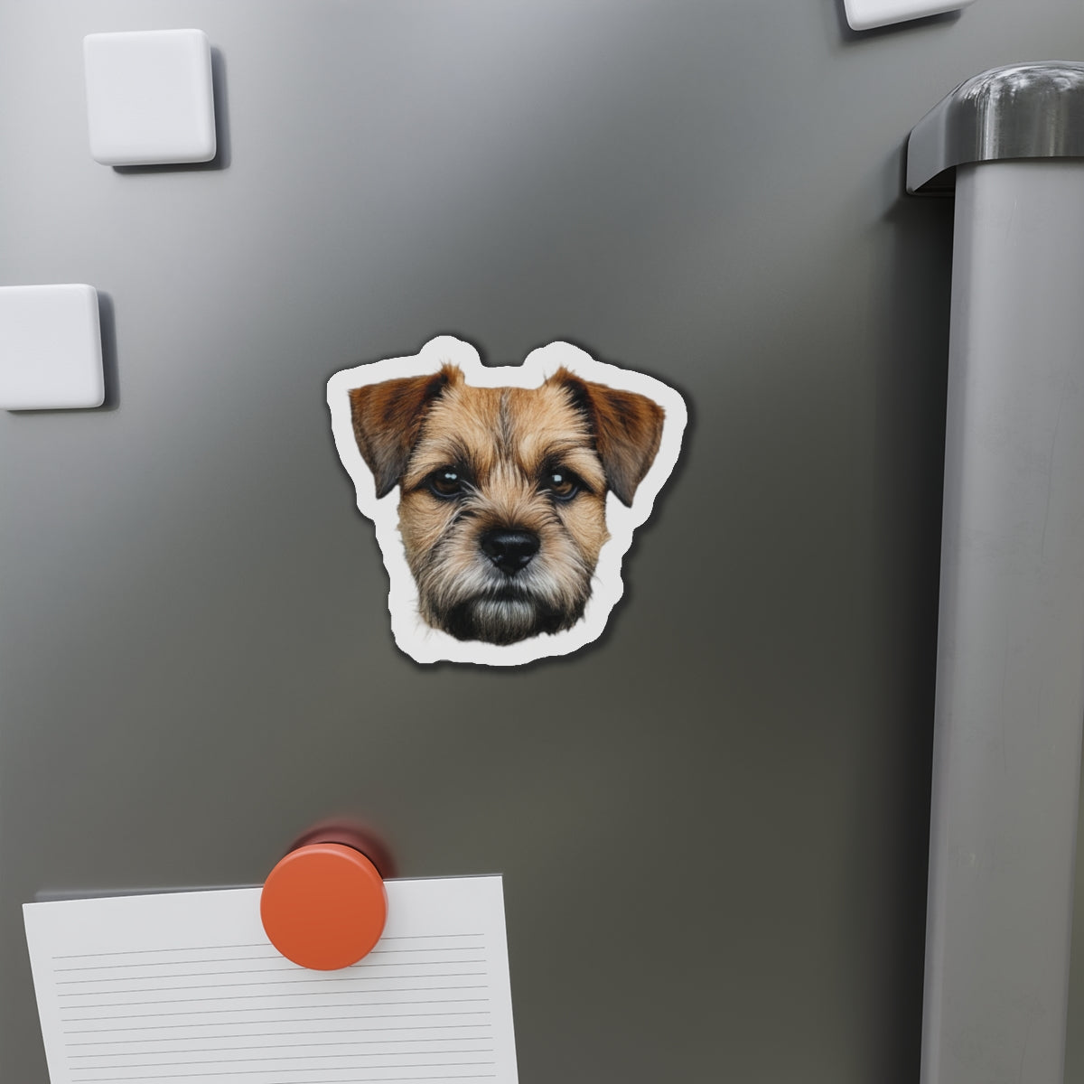 Border Terrier Die-Cut Magnet - Cute Dog Breed Refrigerator Magnet, Pet Lover Gift, Animal Decor, Fridge Decoration, Puppy Art Magnet