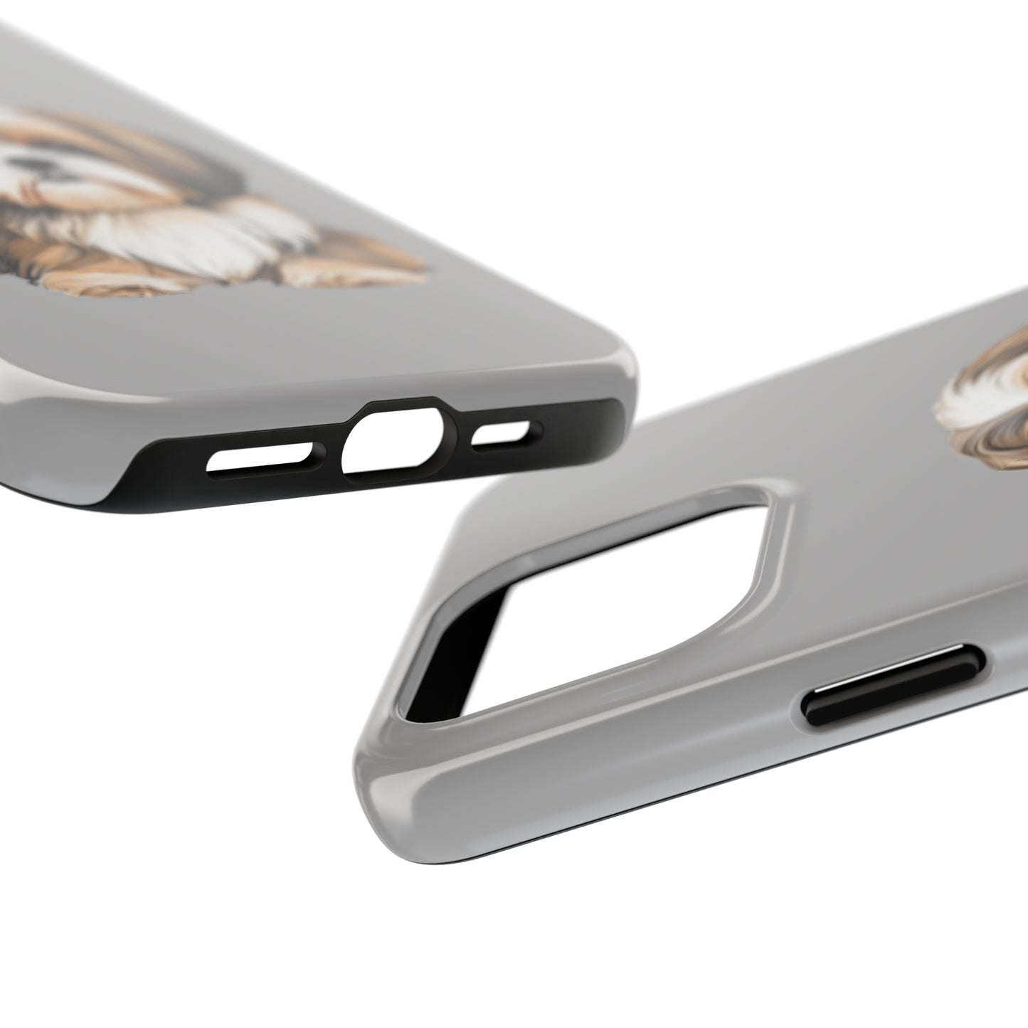 Light Grey Shih Tzu Tough Phone Case