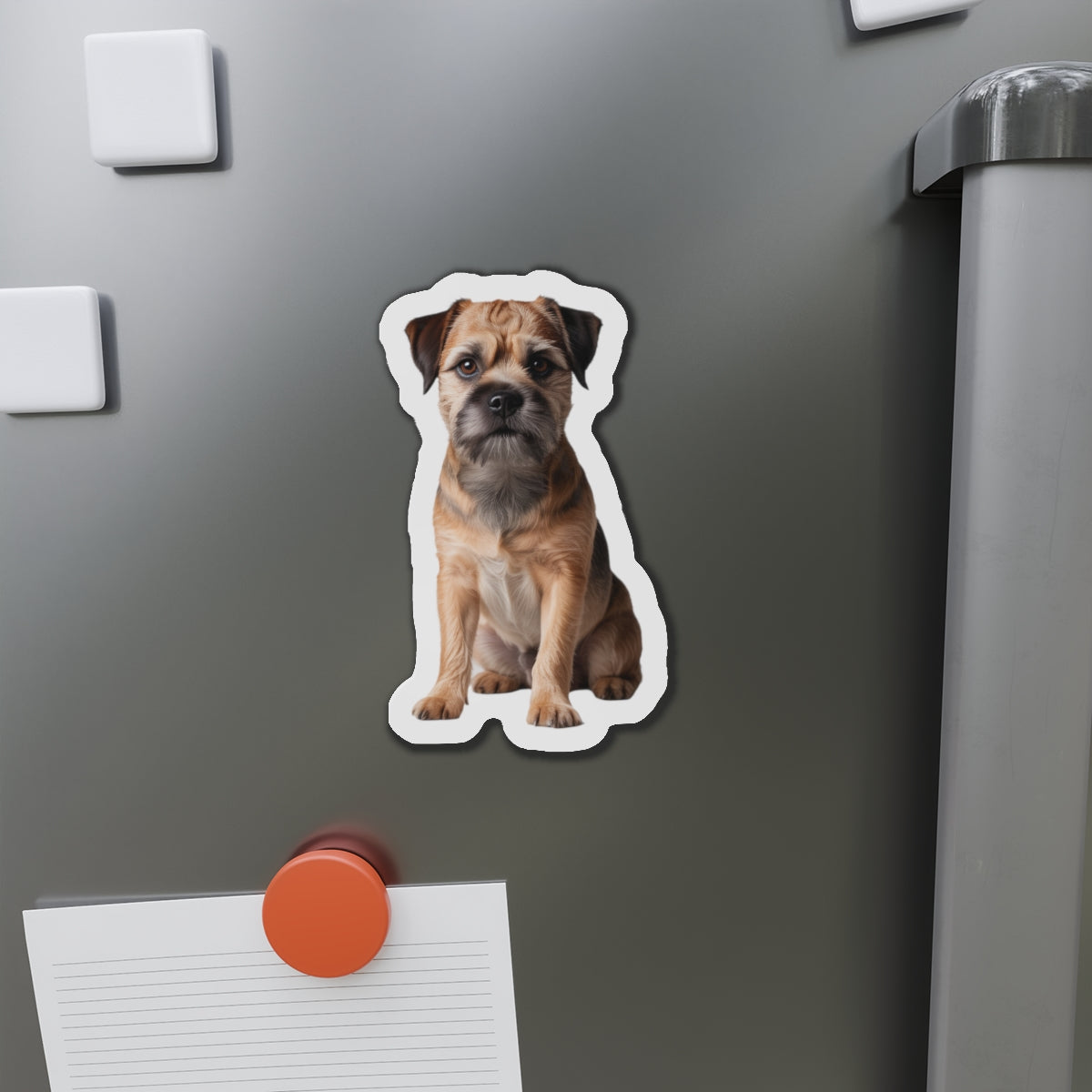 Border Terrier Die-Cut Magnet - Cute Dog Breed Refrigerator Magnet, Pet Lover Gift, Animal Decor, Fridge Decoration, Puppy Art Magnet