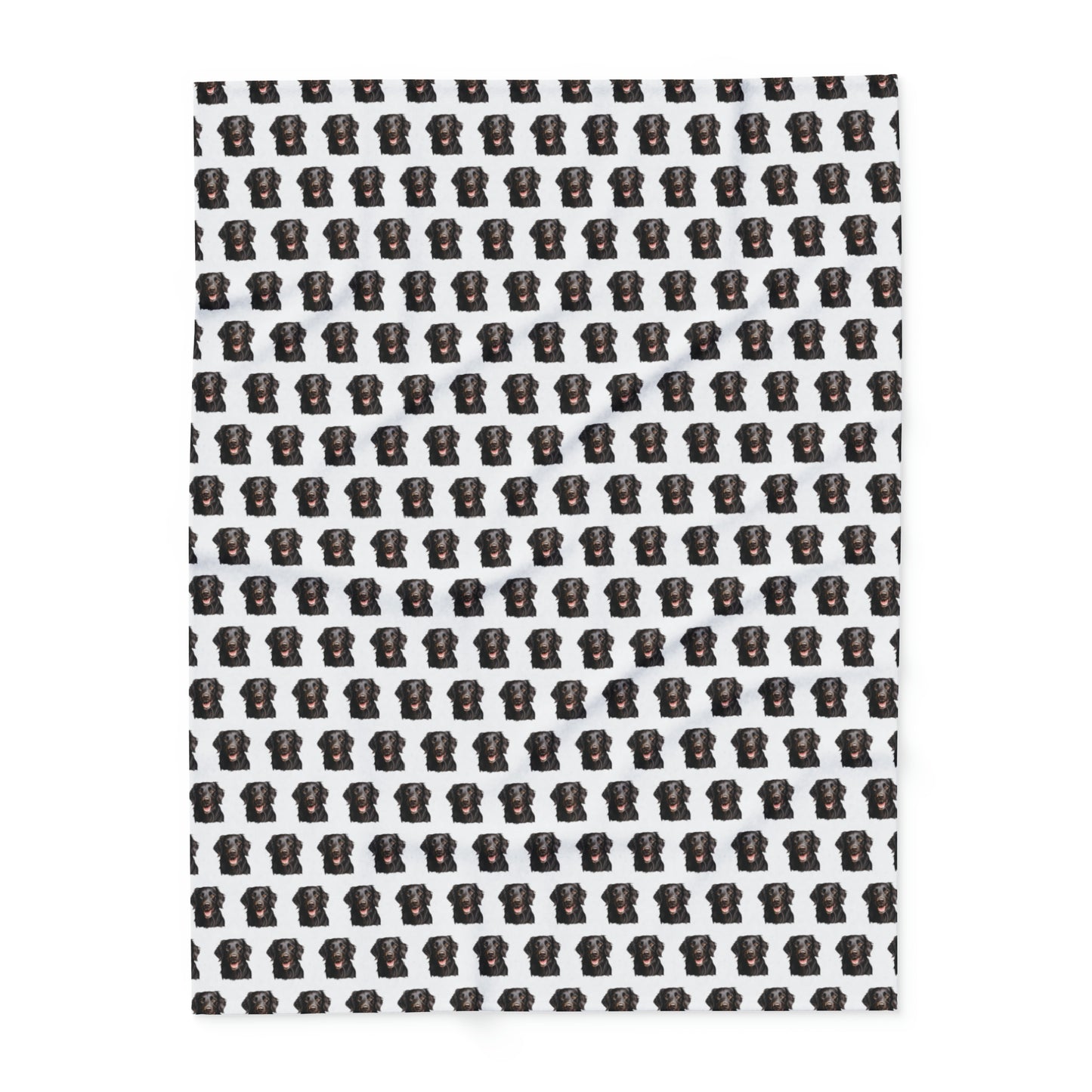 Flat-coated retriever Arctic Fleece Blanket