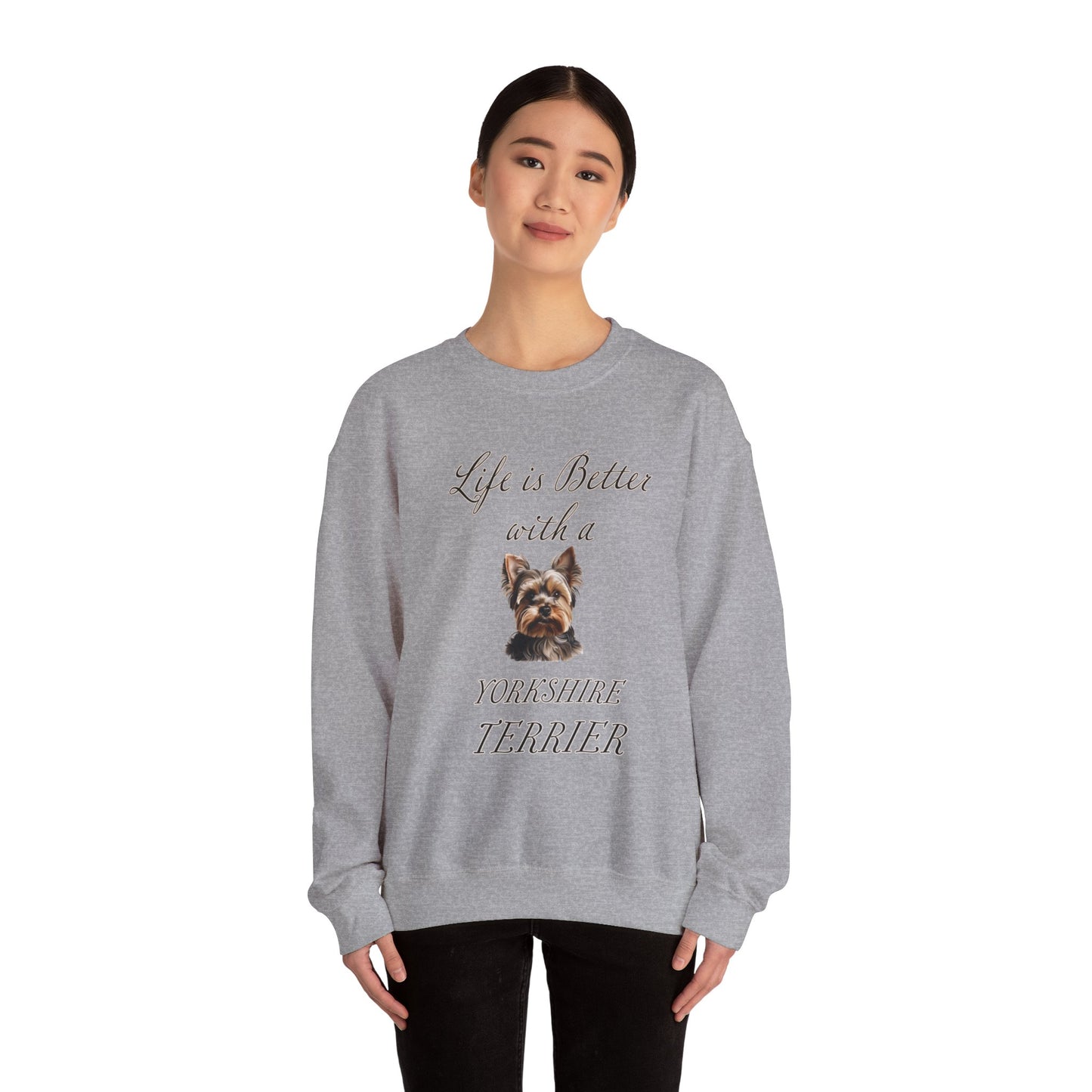 Yorkshire Terrier sweatshirt, Dog Mom Shirt, Dog Dad Shirt
