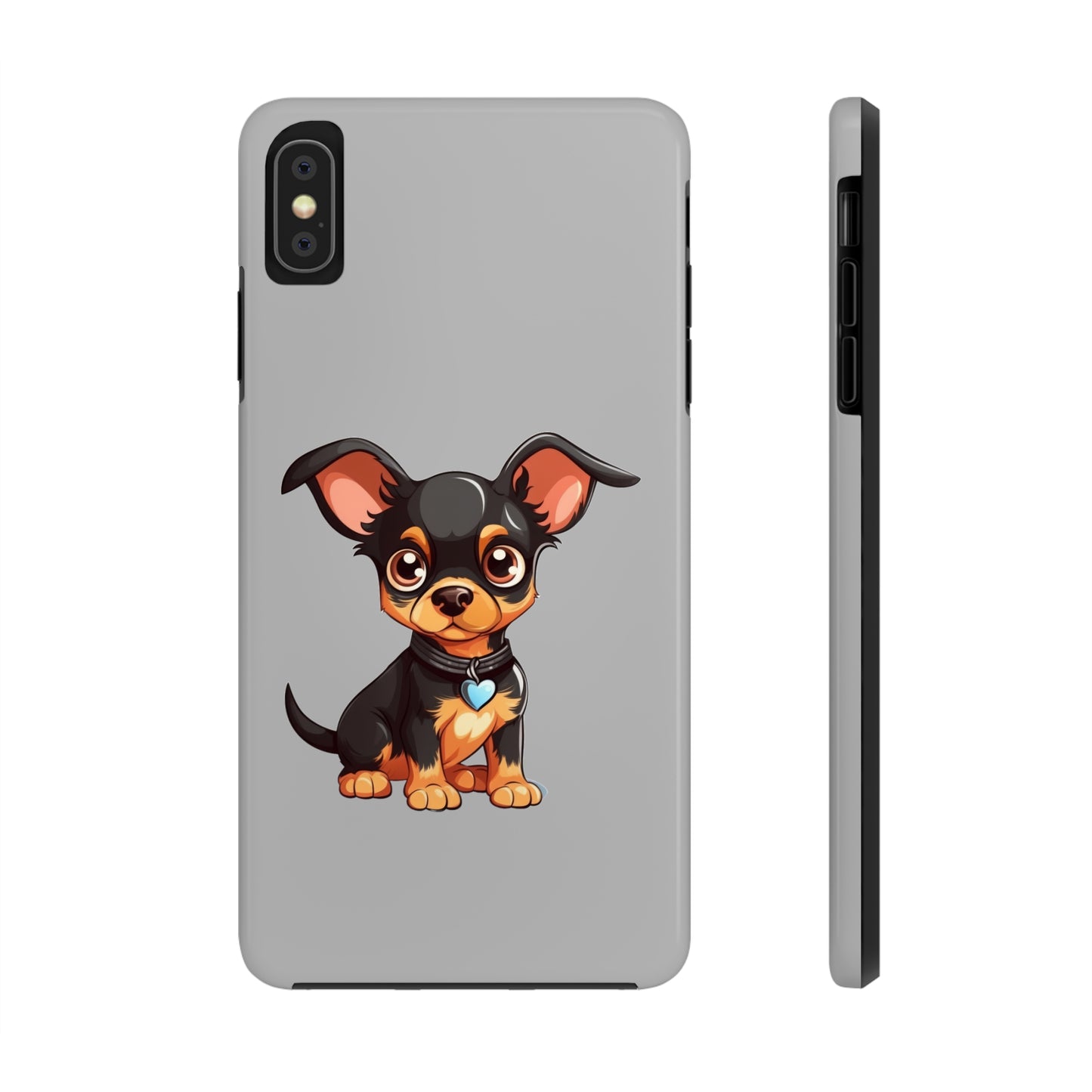 Light Grey Chihuahua Tough Phone Case