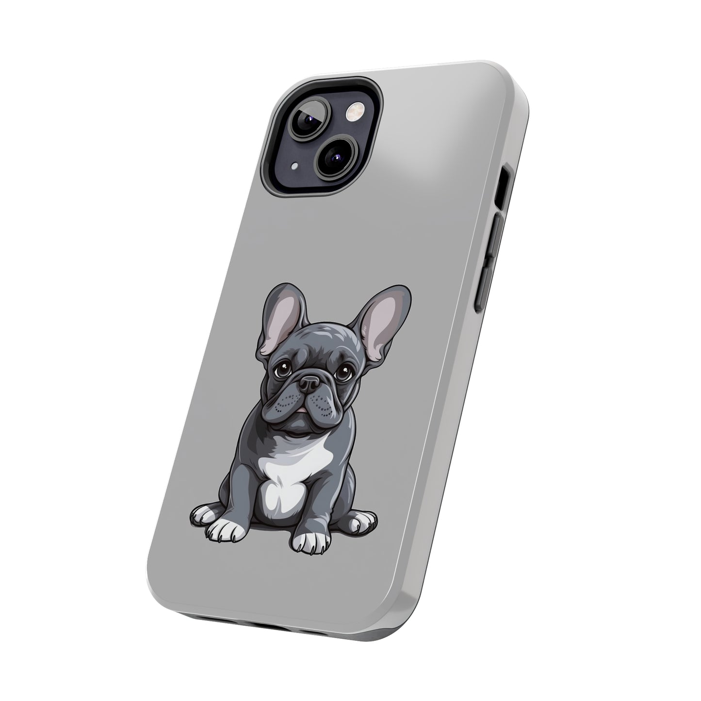 Light Grey French Bulldog Tough Phone Case