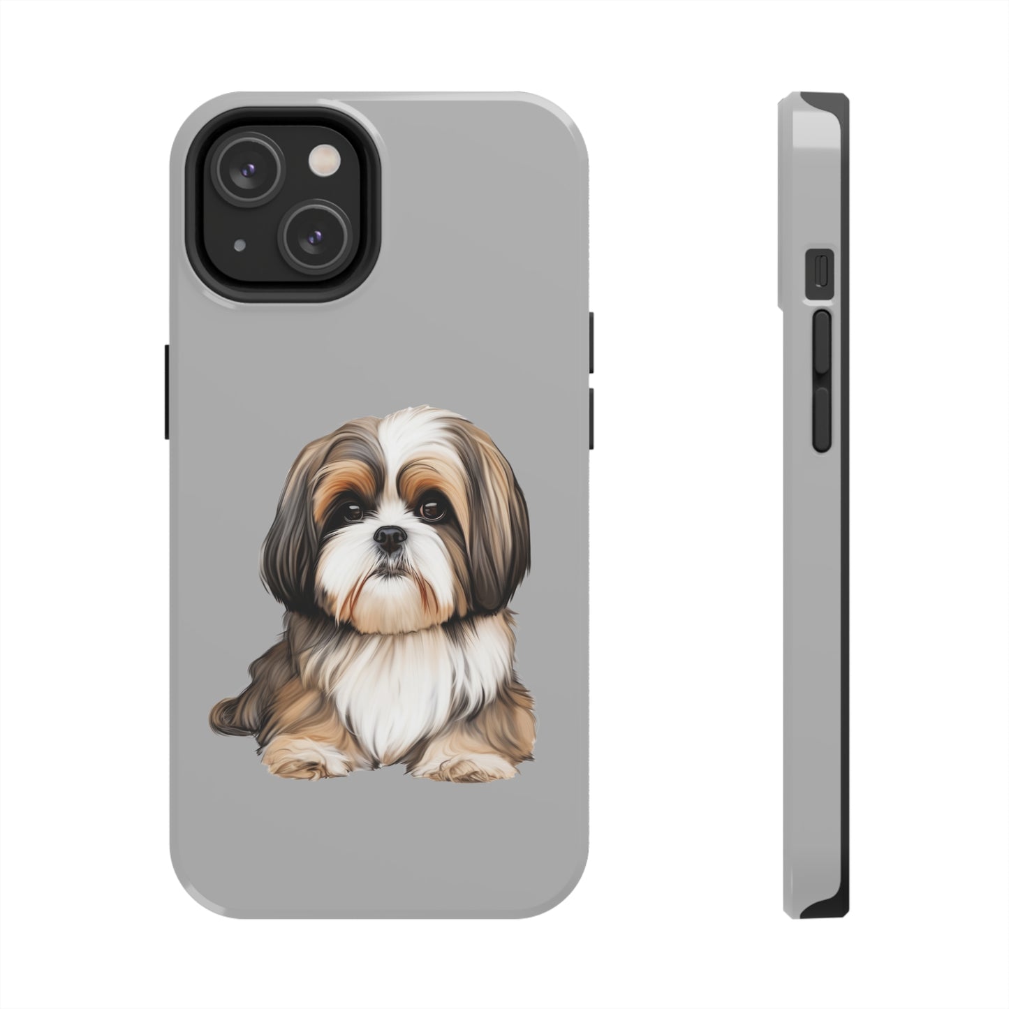 Light Grey Shih Tzu Tough Phone Case