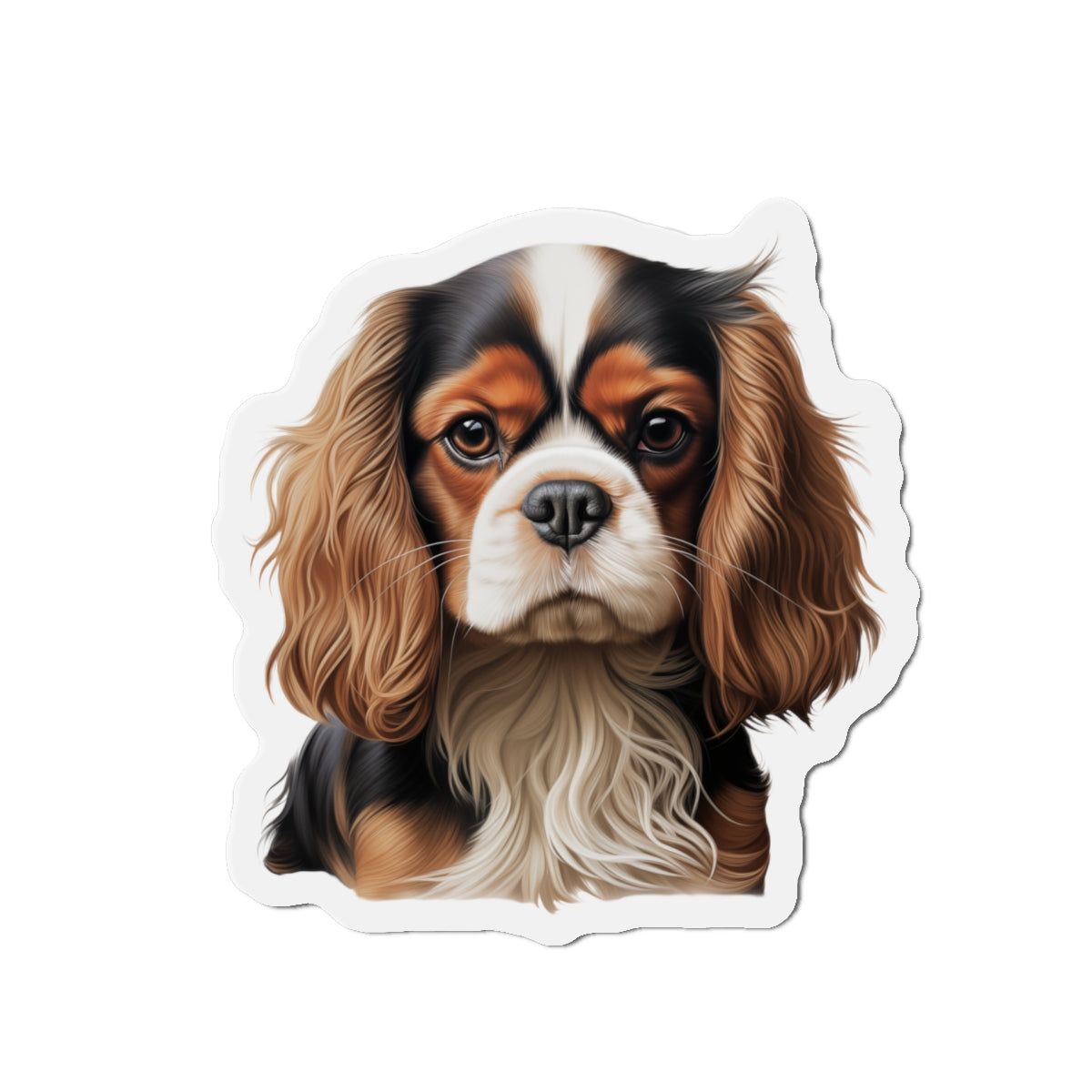 Cavalier King Charles Spaniel Magnet | Die Cut Dog Magnet | Pet Kitchen Decor