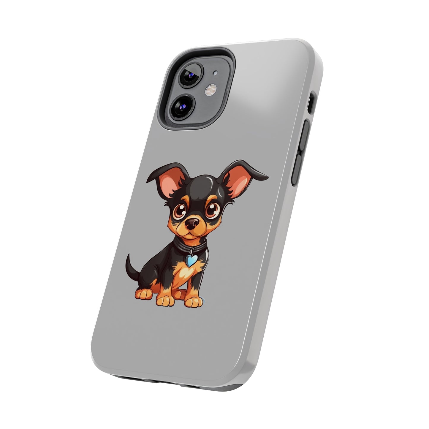 Light Grey Chihuahua Tough Phone Case