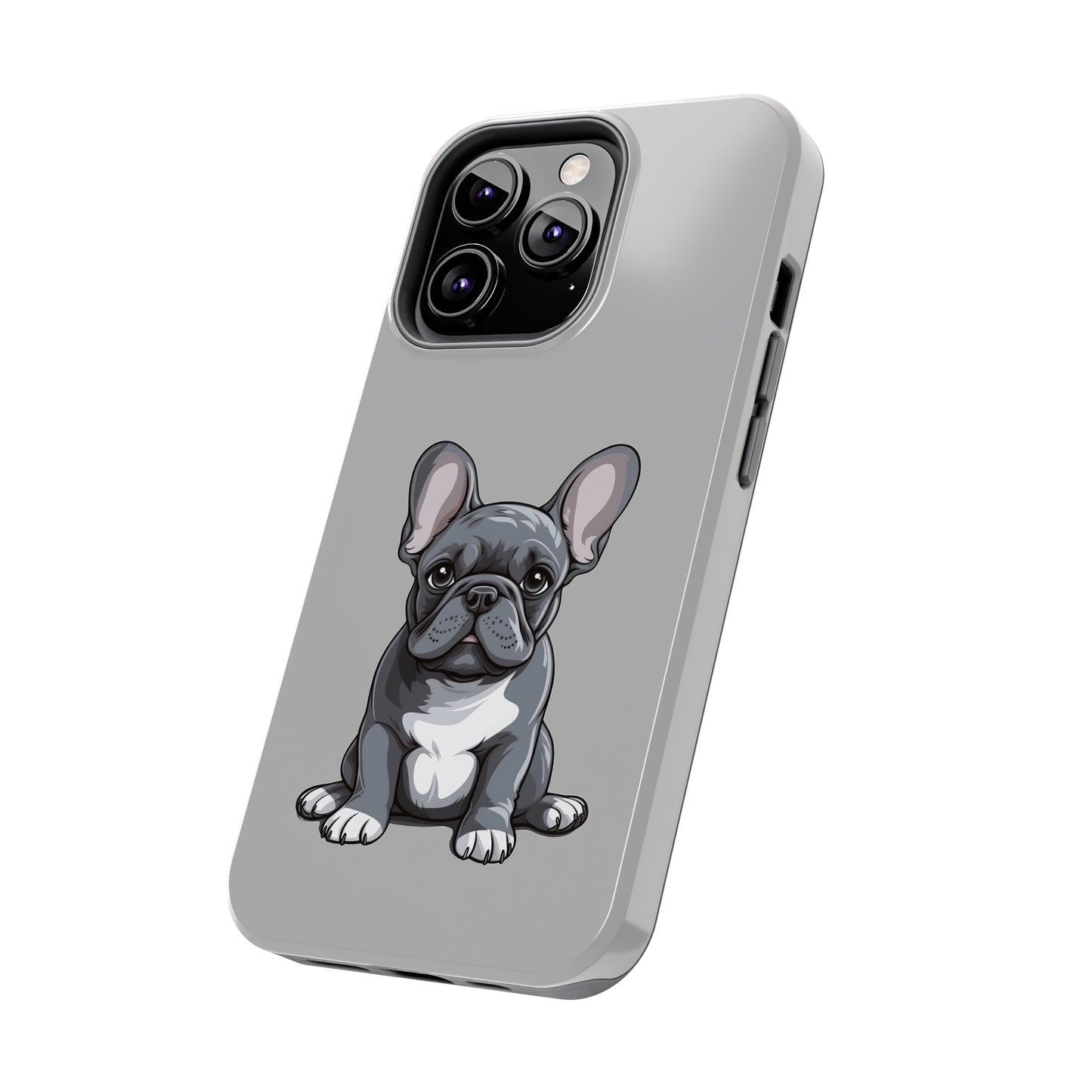Light Grey French Bulldog Tough Phone Case