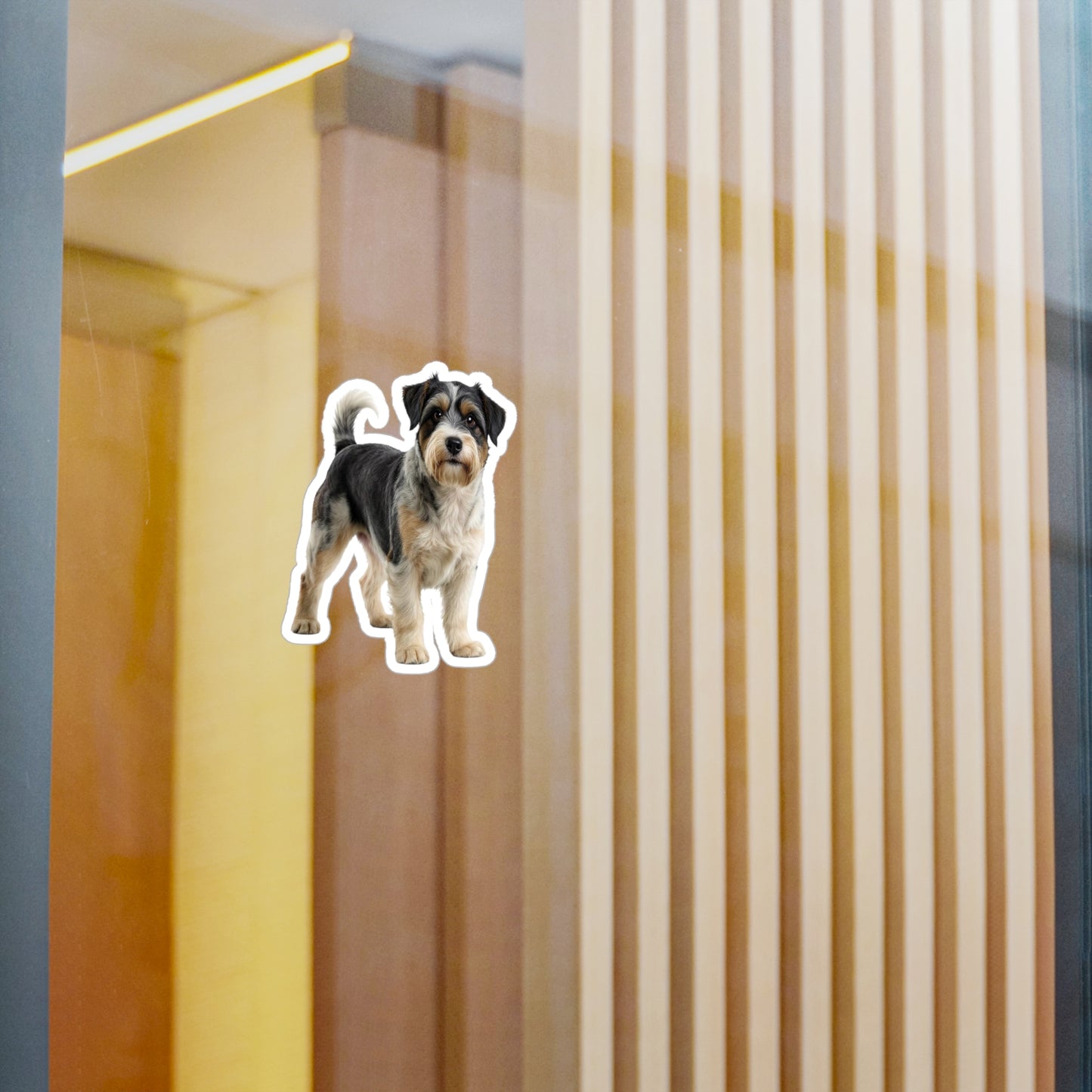 Border Terrier Kiss-Cut Vinyl Decals Stickers, Dog Lover Gift, Car Decals, Laptop Stickers, Pet Owner Gift, Animal Lover Decor