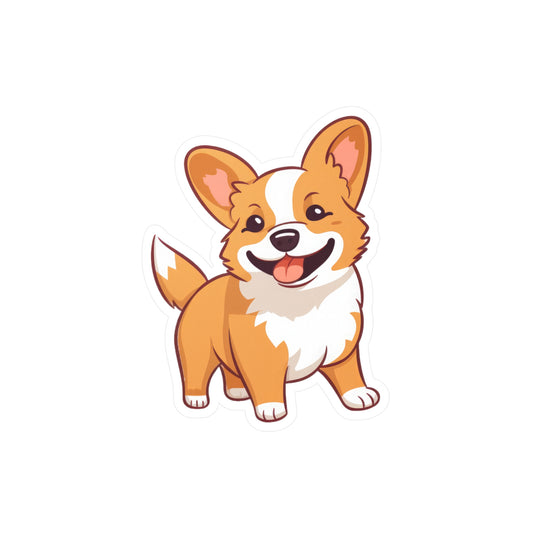 Corgi Sticker - Kiss-Cut Vinyl Decals